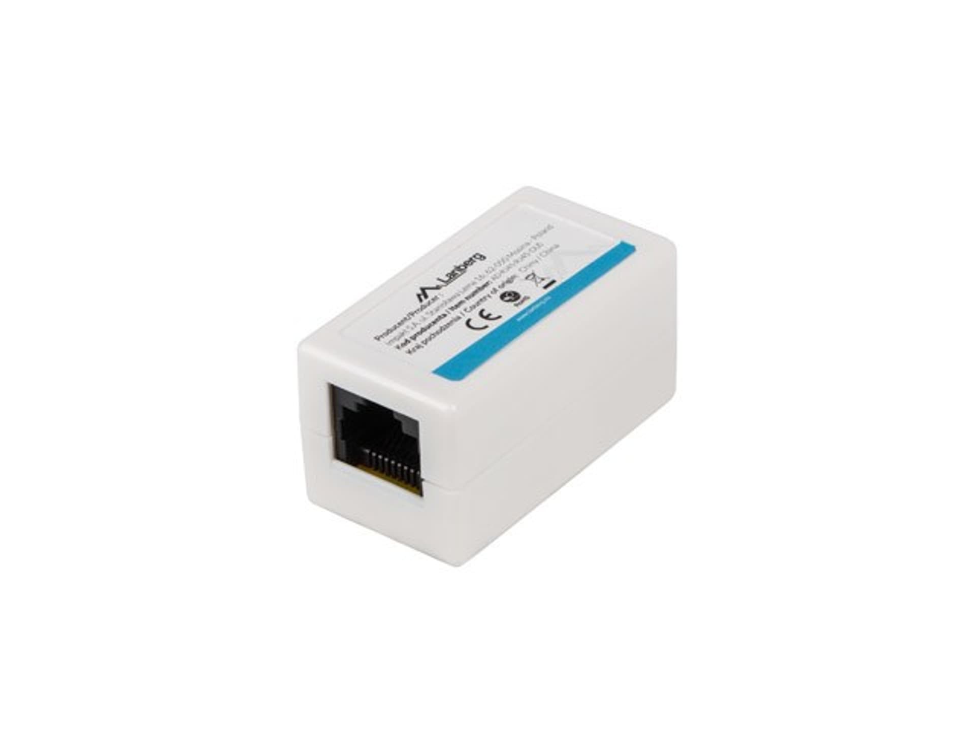 

LANBERG ZŁĄCZKA SIECIOWA PRZELOTKA 2X RJ45 KAT.6 UTP AD-RJ45-RJ45-OU6