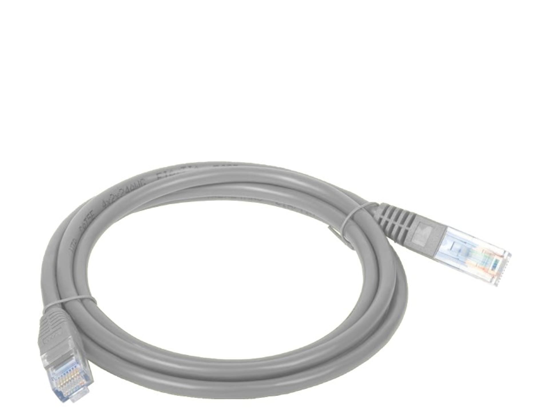 

Patchcord UTP A-LAN KKU5SZA1 (RJ45 - RJ45 ; 1m; UTP; kat. 5e; kolor szary)