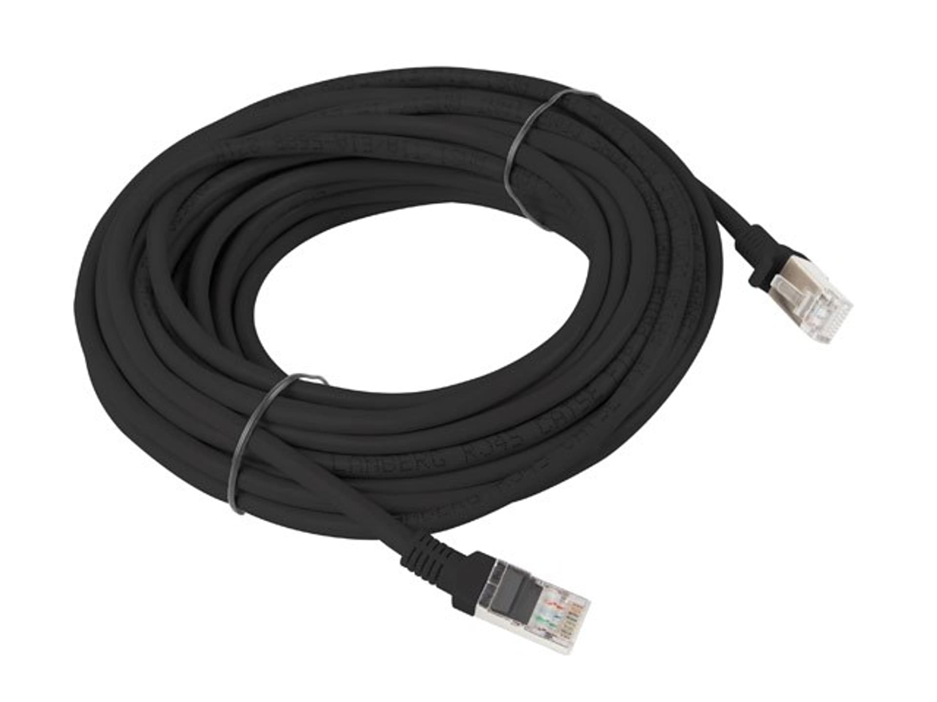 

Patchcord UTP Lanberg PCU5-10CC-1000-BK (RJ45 - RJ45 ; 10m; UTP; kat. 5e; kolor czarny)