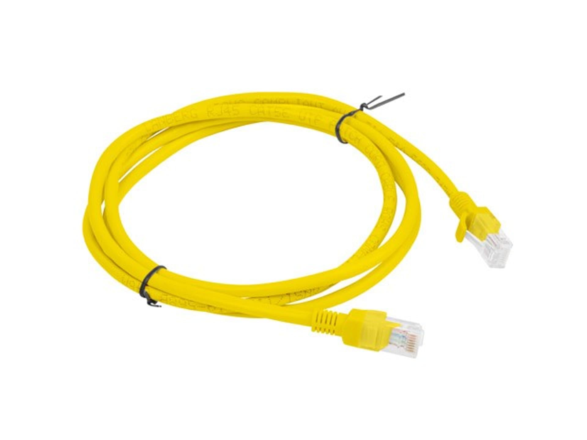 

Patchcord UTP Lanberg PCU5-10CC-0150-Y (RJ45 - RJ45 ; 1,5m; UTP; kat. 5e; kolor żółty)