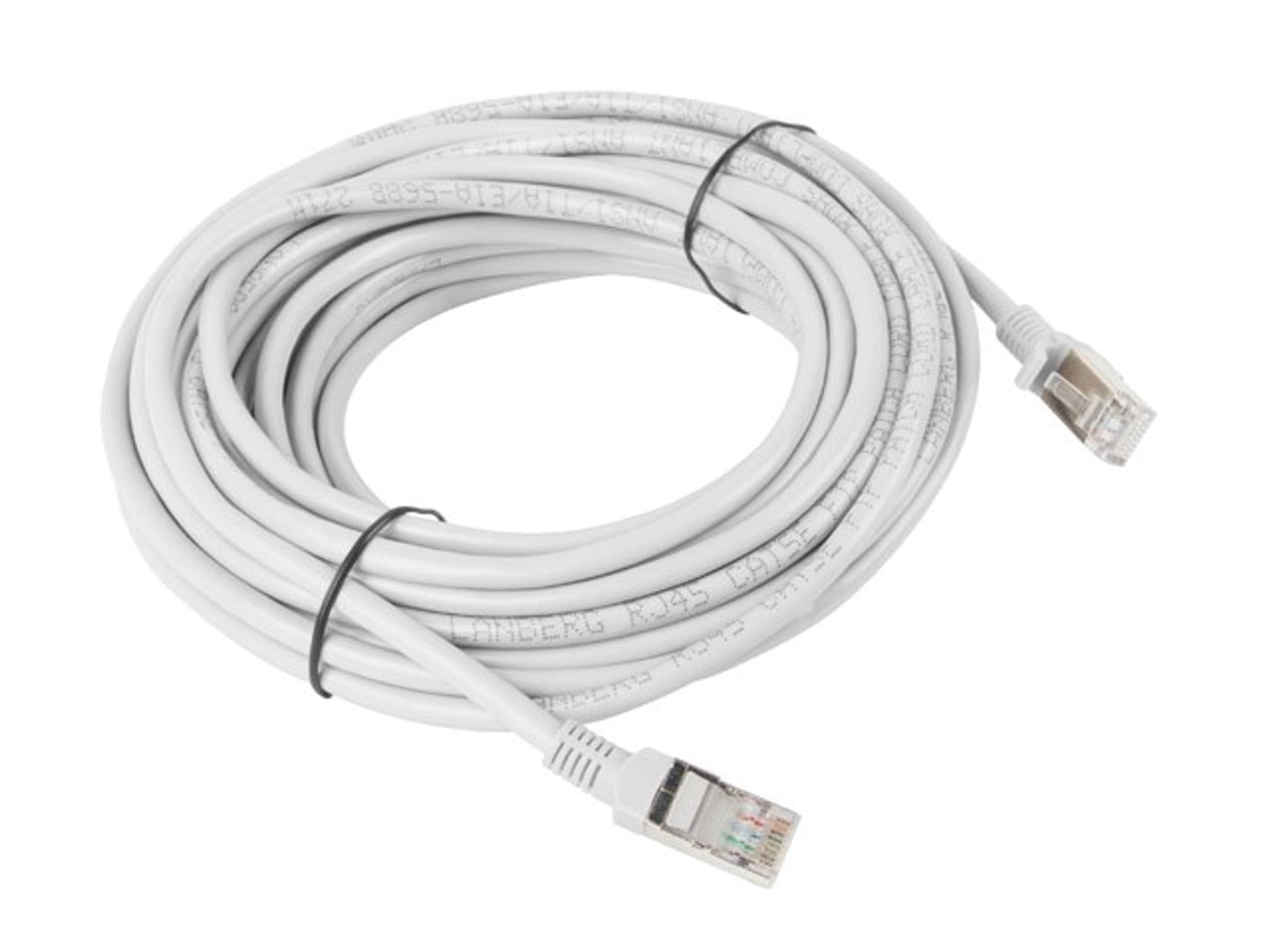 

Patchcord UTP Lanberg PCU6-10CC-1000-S (RJ45 - RJ45 ; 10m; UTP; kat. 6; kolor szary)