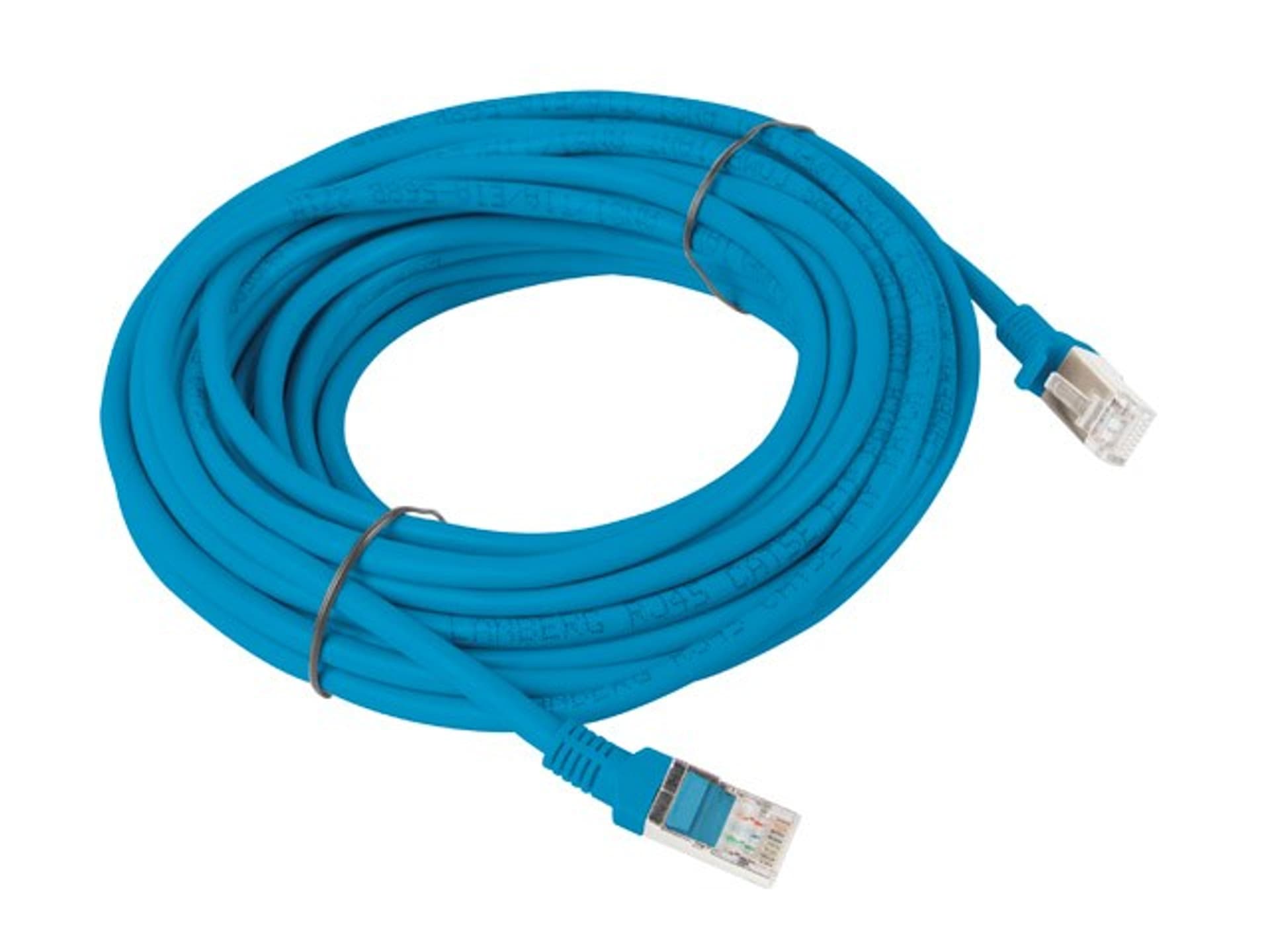 

Patchcord UTP Lanberg PCU5-10CC-1000-B (RJ45 - RJ45 ; 10m; UTP; kat. 5e; kolor niebieski)