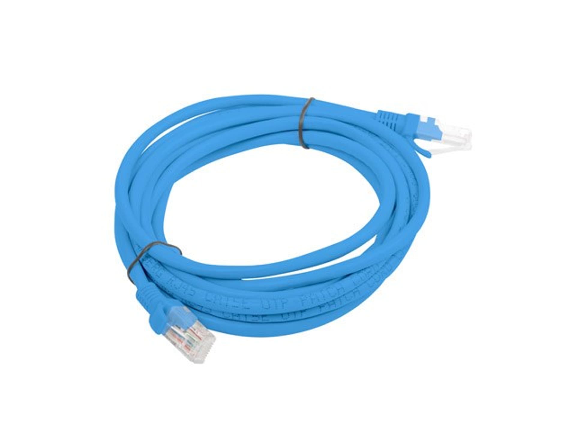 

Patchcord UTP Lanberg PCU5-10CC-0300-B (RJ45 - RJ45 ; 3m; UTP; kat. 5e; kolor niebieski)