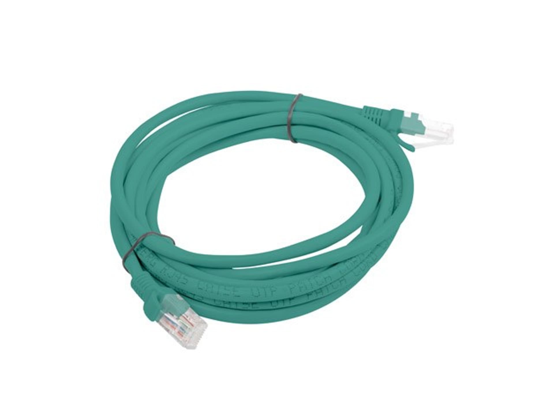 

Patchcord UTP Lanberg PCU5-10CC-0300-G (RJ45 - RJ45 ; 3m; UTP; kat. 5e; kolor zielony)