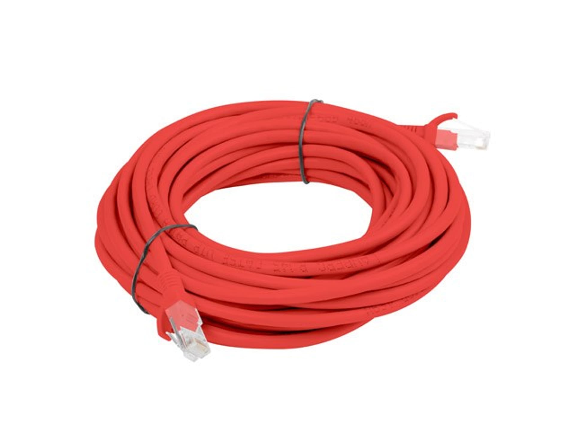 

Patchcord UTP Lanberg PCU5-10CC-0500-R (RJ45 - RJ45 ; 5m; UTP; kat. 5e; kolor czerwony)