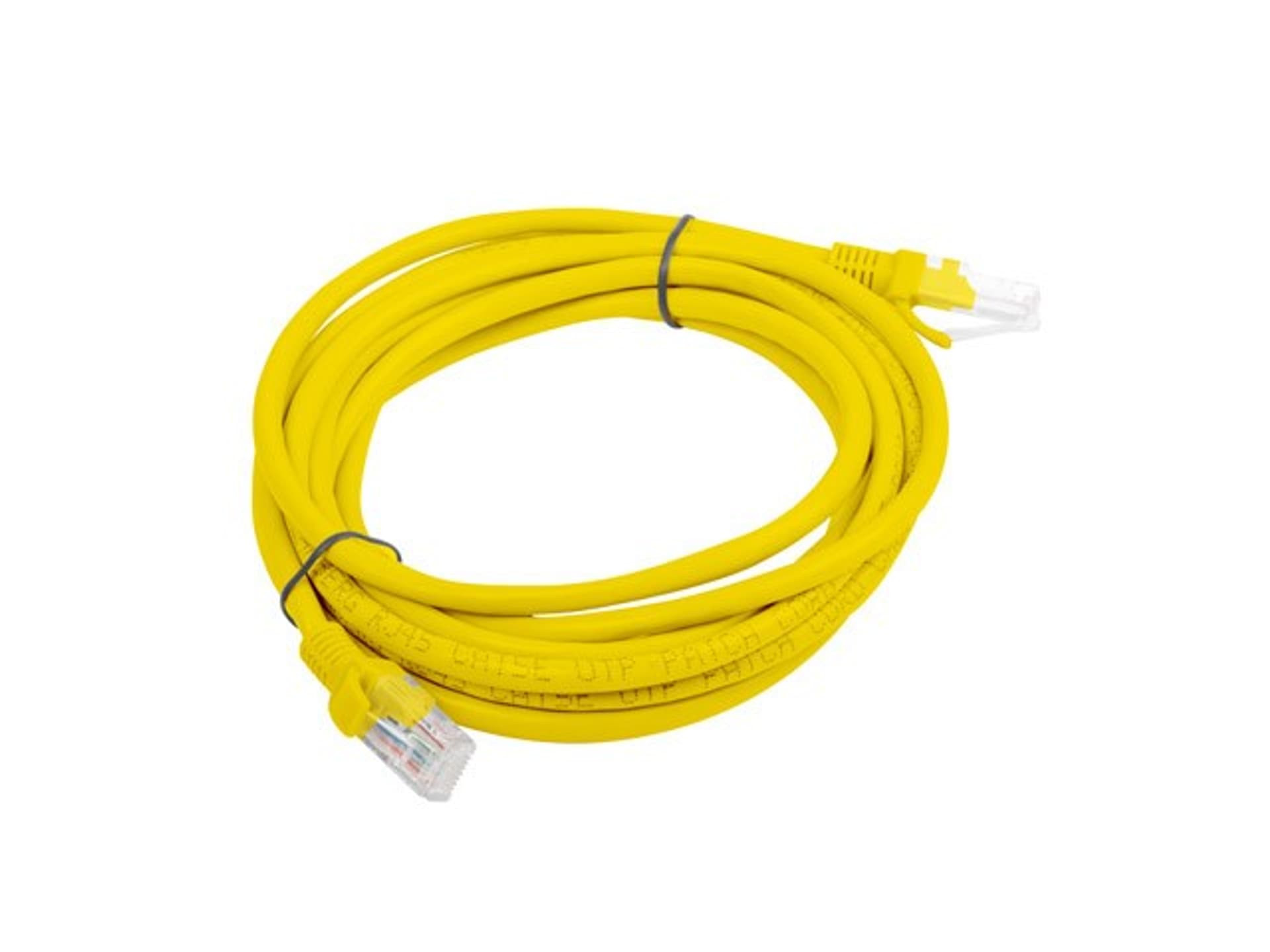 

Patchcord UTP Lanberg PCU5-10CC-0300-Y (RJ45 - RJ45 ; 3m; UTP; kat. 5e; kolor żółty)