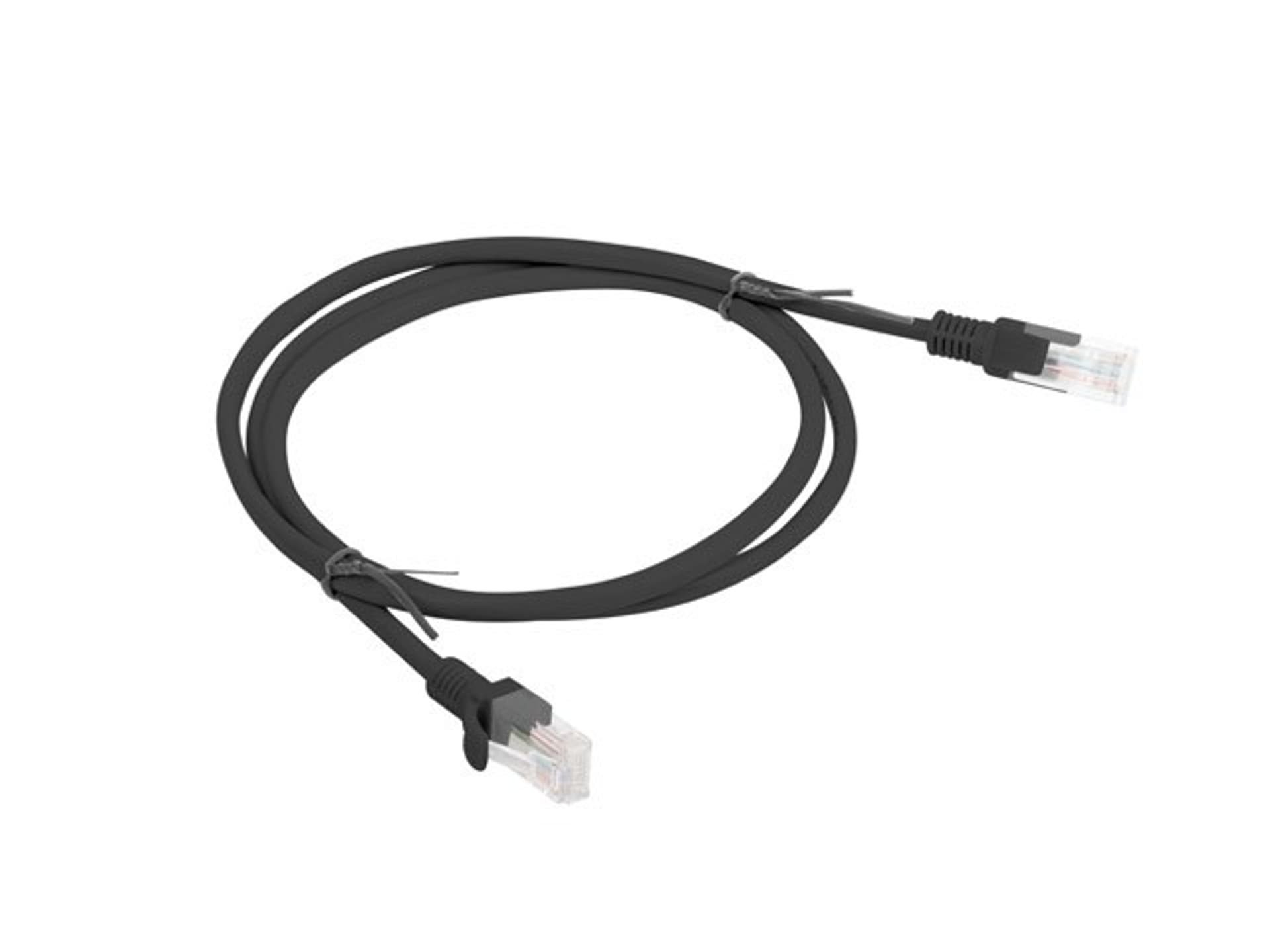 

Patchcord UTP Lanberg PCU6-10CC-0100-BK (RJ45 - RJ45 ; 1m; UTP; kat. 6; kolor czarny)