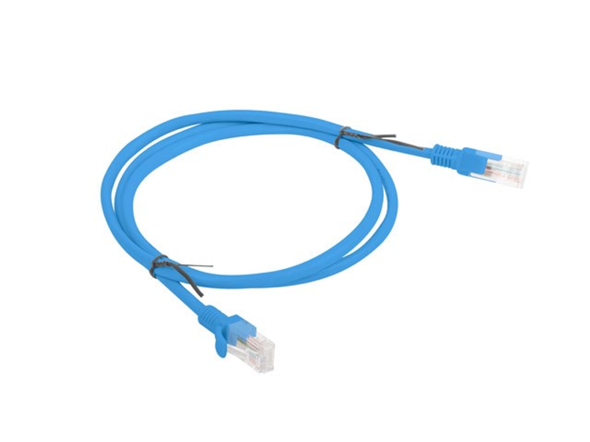

Patchcord UTP Lanberg PCU6-10CC-0100-B (RJ45 - RJ45 ; 1m; UTP; kat. 6; kolor niebieski)