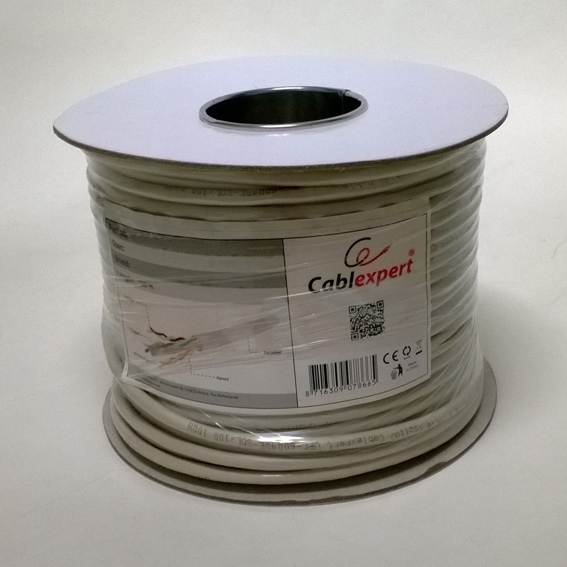 

Kabel sieciowy GEMBIRD UPC-6004SE-SOL/100 (UTP; 100m; kat. 6; kolor szary)