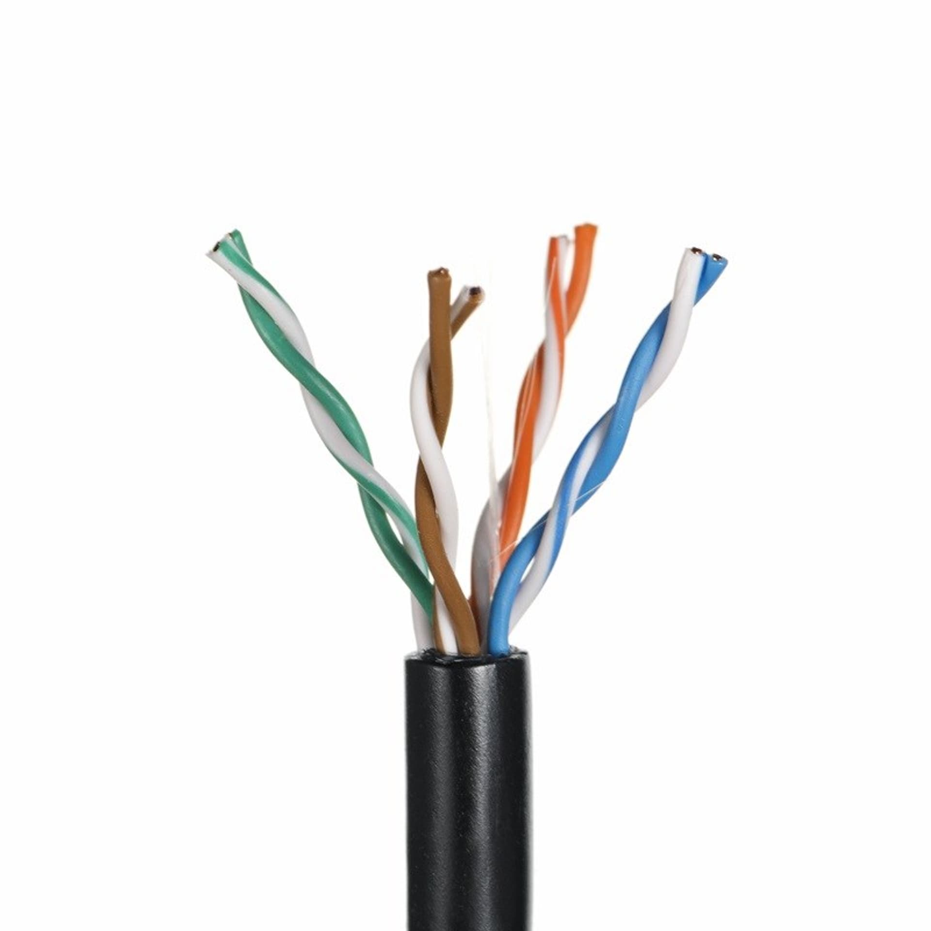 

Kabel UTP A-LAN drut, zewnętrzny suchy, 100% miedź KIU5OUTS305Q (UTP; 305m; kat. 5e; kolor czarny)