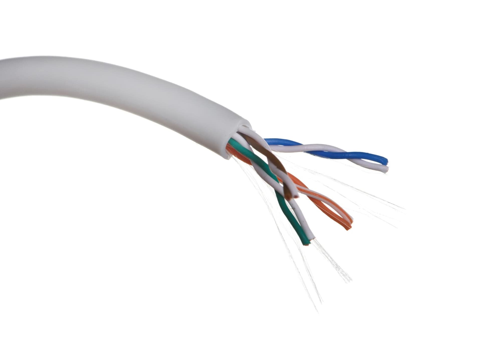 

ALANTEC UTP linka 4x2x26AWG kat.5e PVC 100m szara - 100% MIEDŹ -