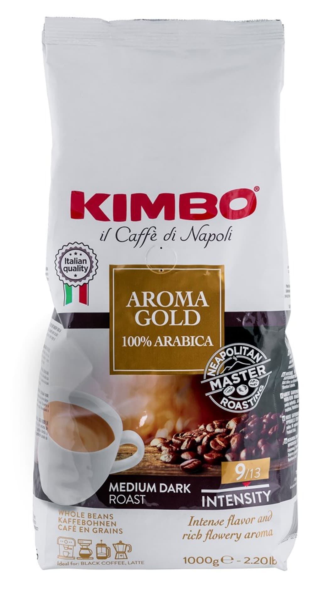 

Kawa Kimbo Aroma Gold 1 kg, Ziarnista