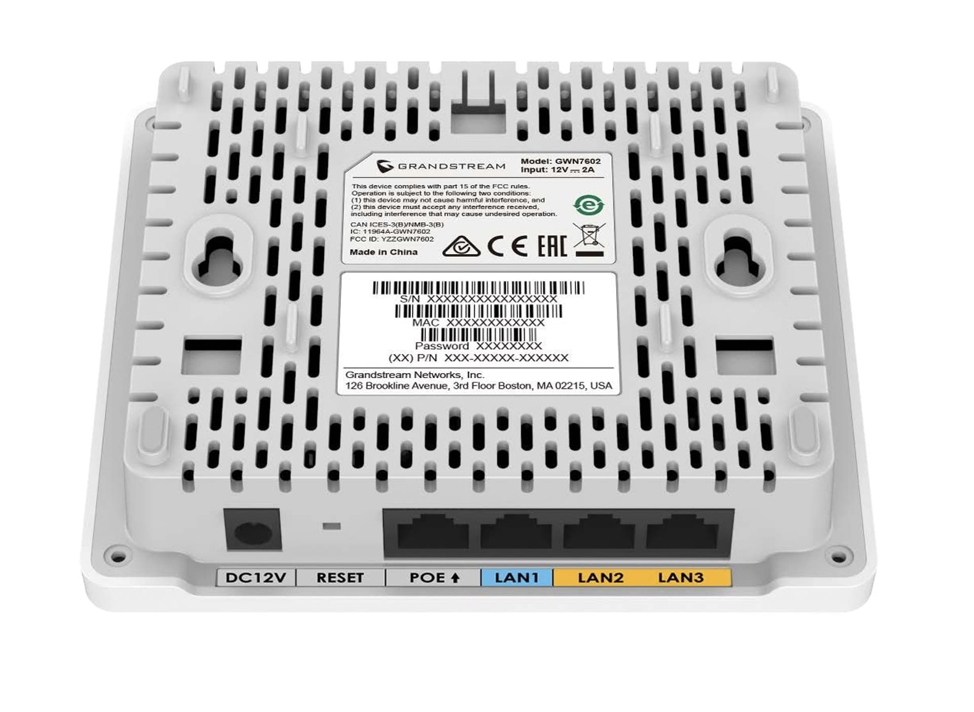 

GrandStream GWN7602 2,4 i 5GHz 3 x 100Mbps Access P