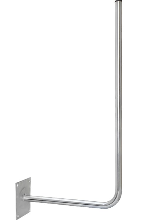 Uchwyt ścienny gięty do anteny siatkowej L400/760mm