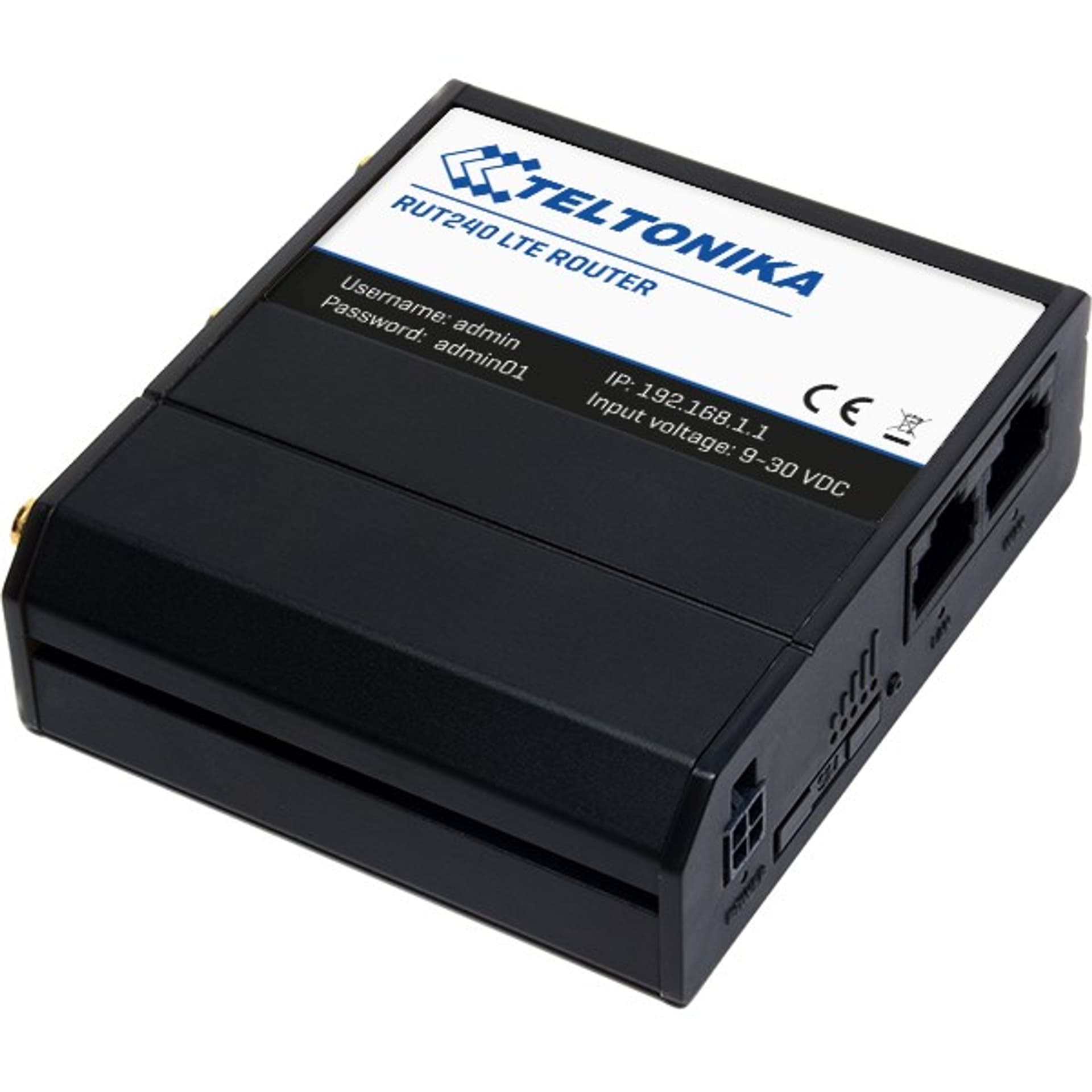 

Router przemysłowy Teltonika Rut240 RUT240 RUT24006E000 (kolor czarny)