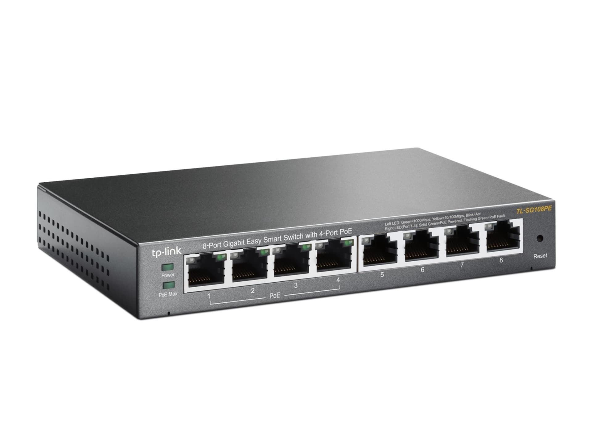 

Switch TP-LINK TL-SG108PE (8x 10/100/1000Mbps)