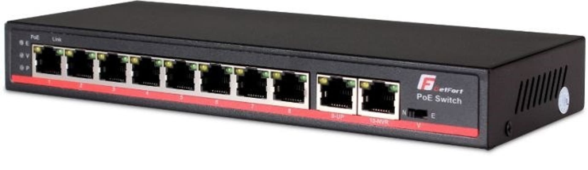 

SWITCH POE GETFORT 8FE x POE + 2FE UPLINK WATCHDOG