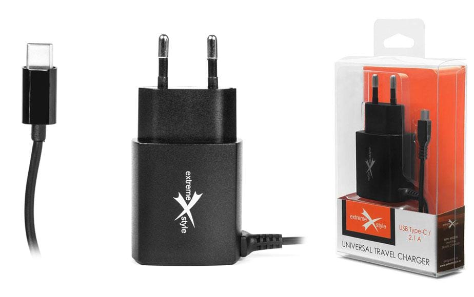 Ładowarka sieciowa USB Typ-C 2.1A NTC21C