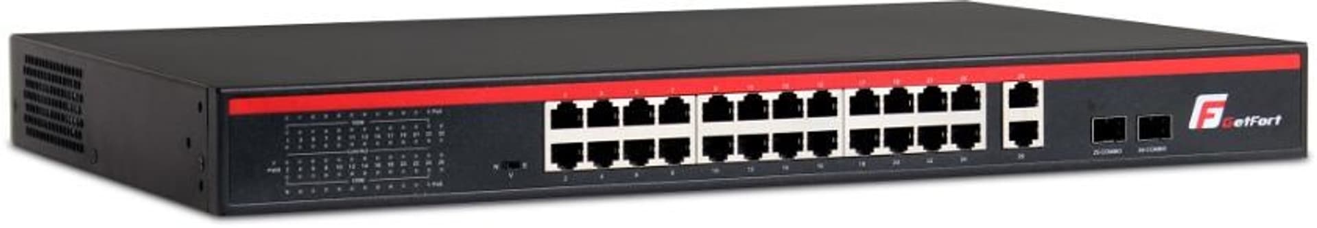 

SWITCH GETFORT 24 x POE + 2GE UPLINK + 2 SFP 250W