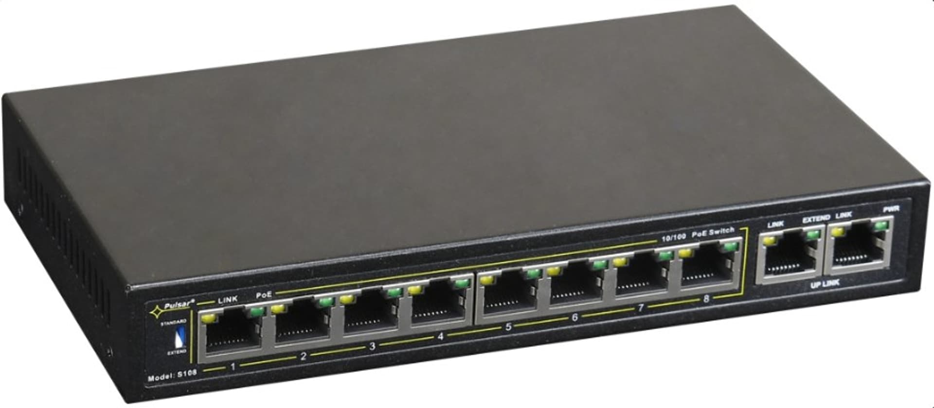 

Switch PoE PULSAR S108 (10x 10/100Mbps)