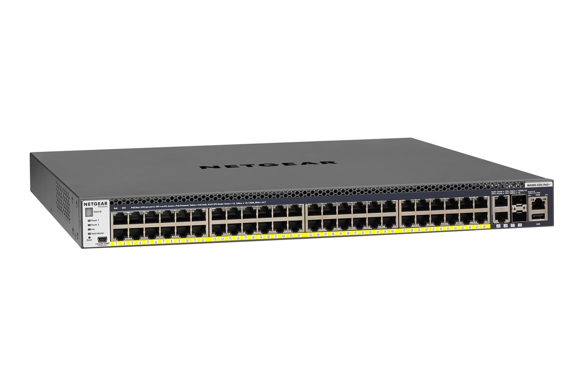 

Netgear M4300 48G PoE+ 2xSFP, 2x10G Zarz 860W