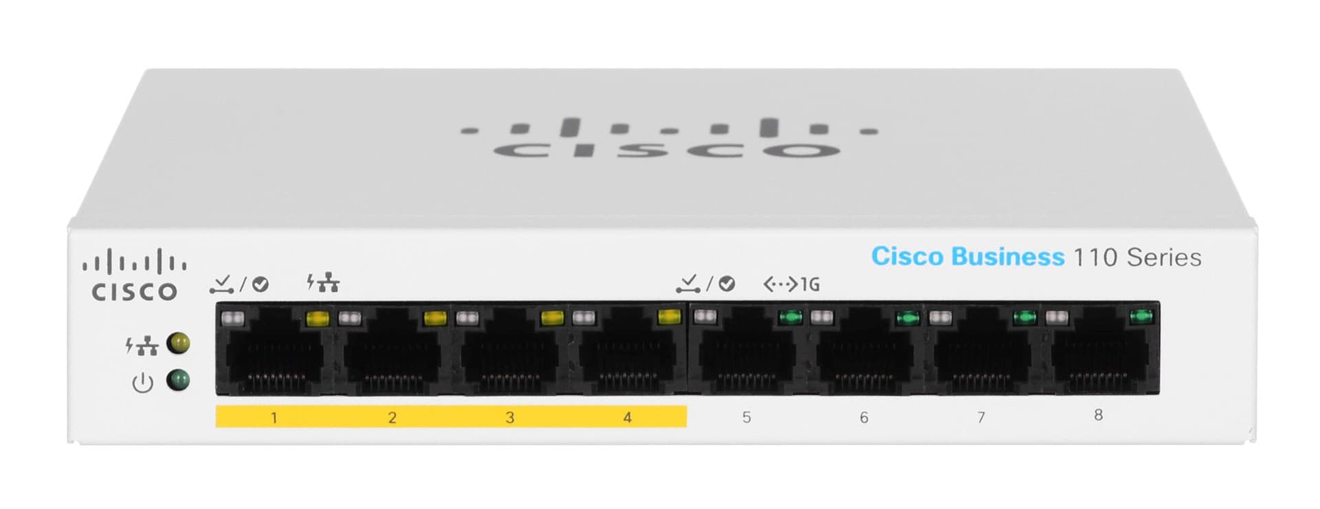 

Przełącznik CISCO CBS110-8PP-D-EU 4x 10/100/1000