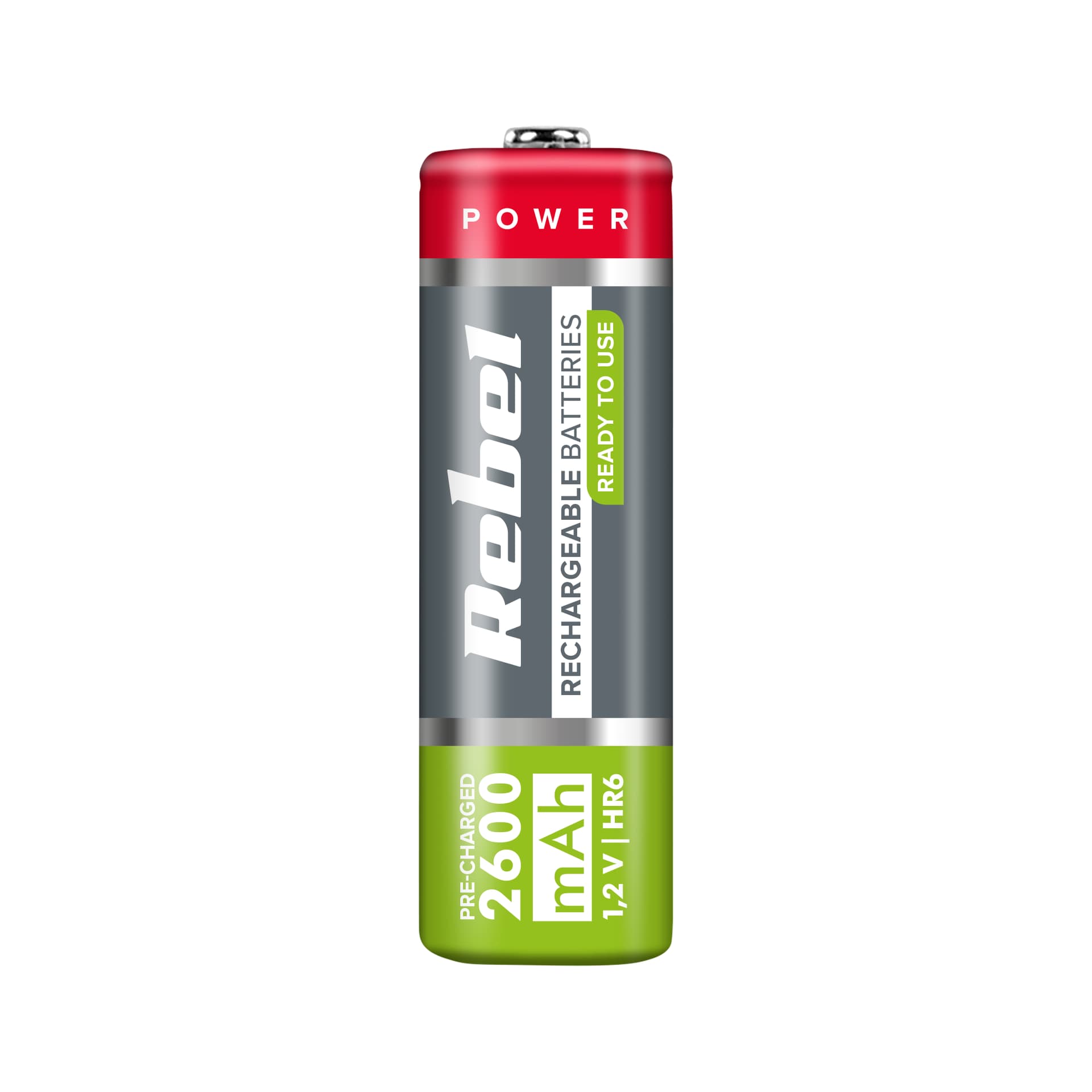 

Akumulatorki REBEL HR6 2600 mAh Ni-MH 2szt/bl
