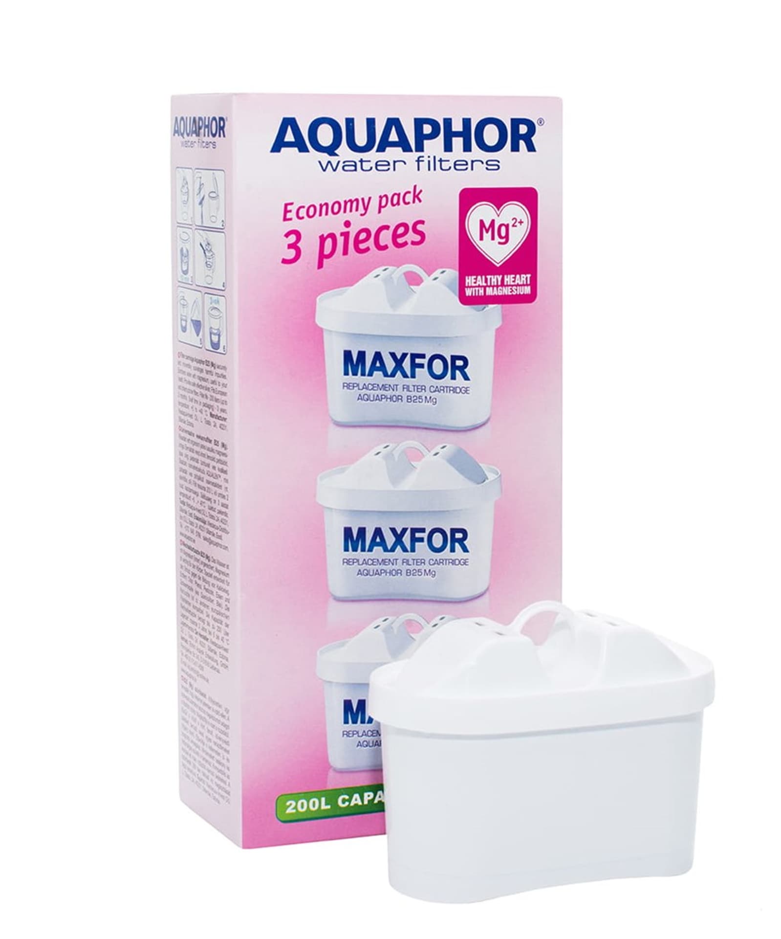 

Wkład do dzbanka AQUAPHOR Mg B100-25 Maxfor Mg+ B25