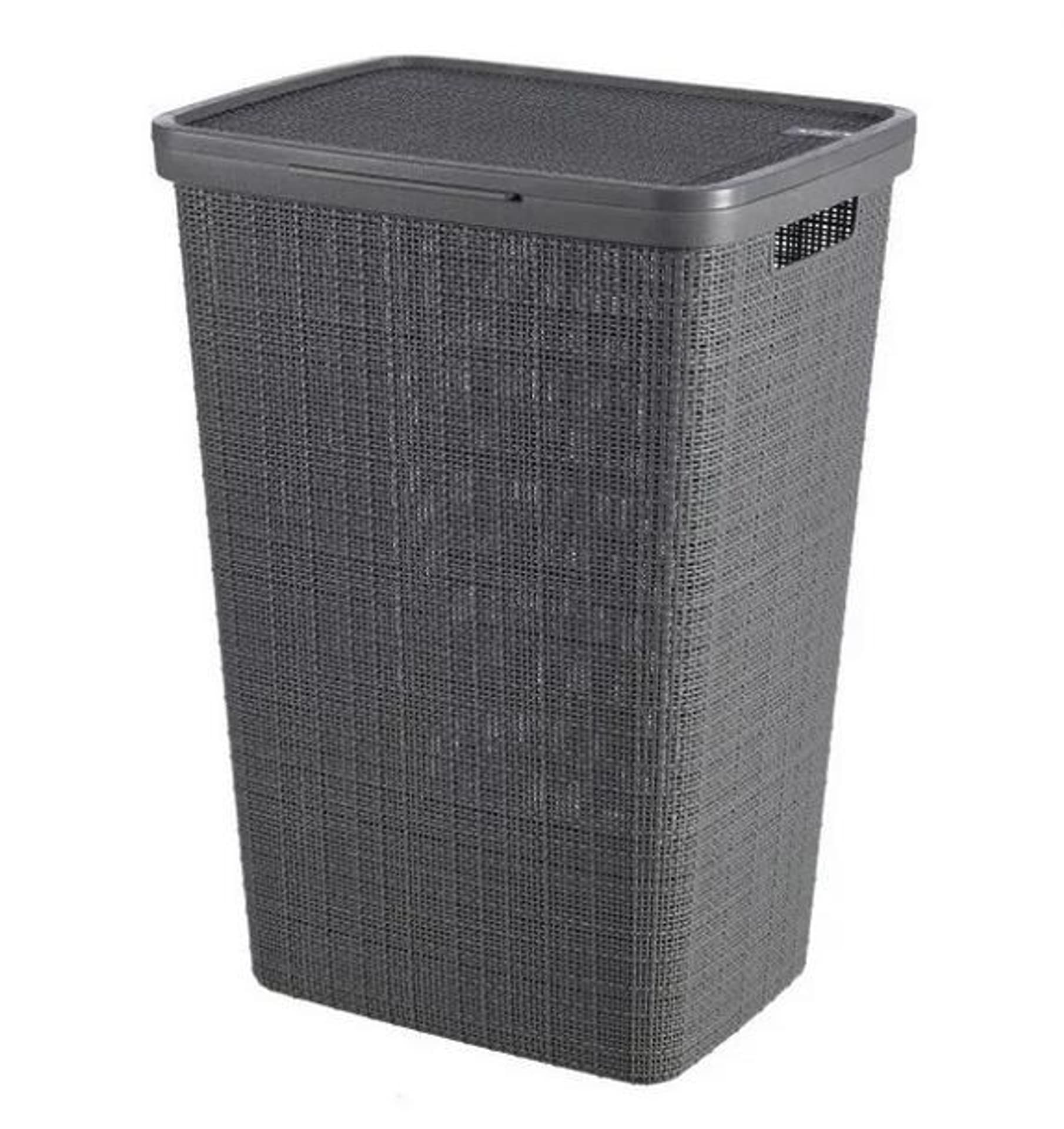 

Kosz na bieliznę Curver JUTE 58L Ciemny szary