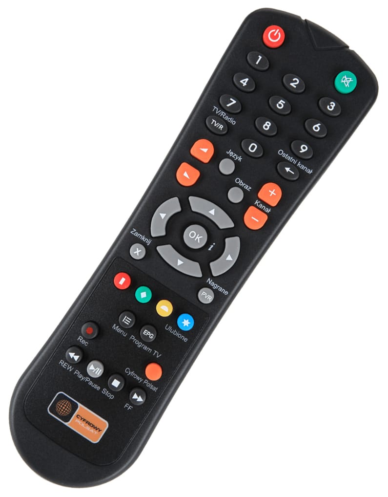 Pilot PIL0307 do dekodera cyfrowego Polsatu HD2000