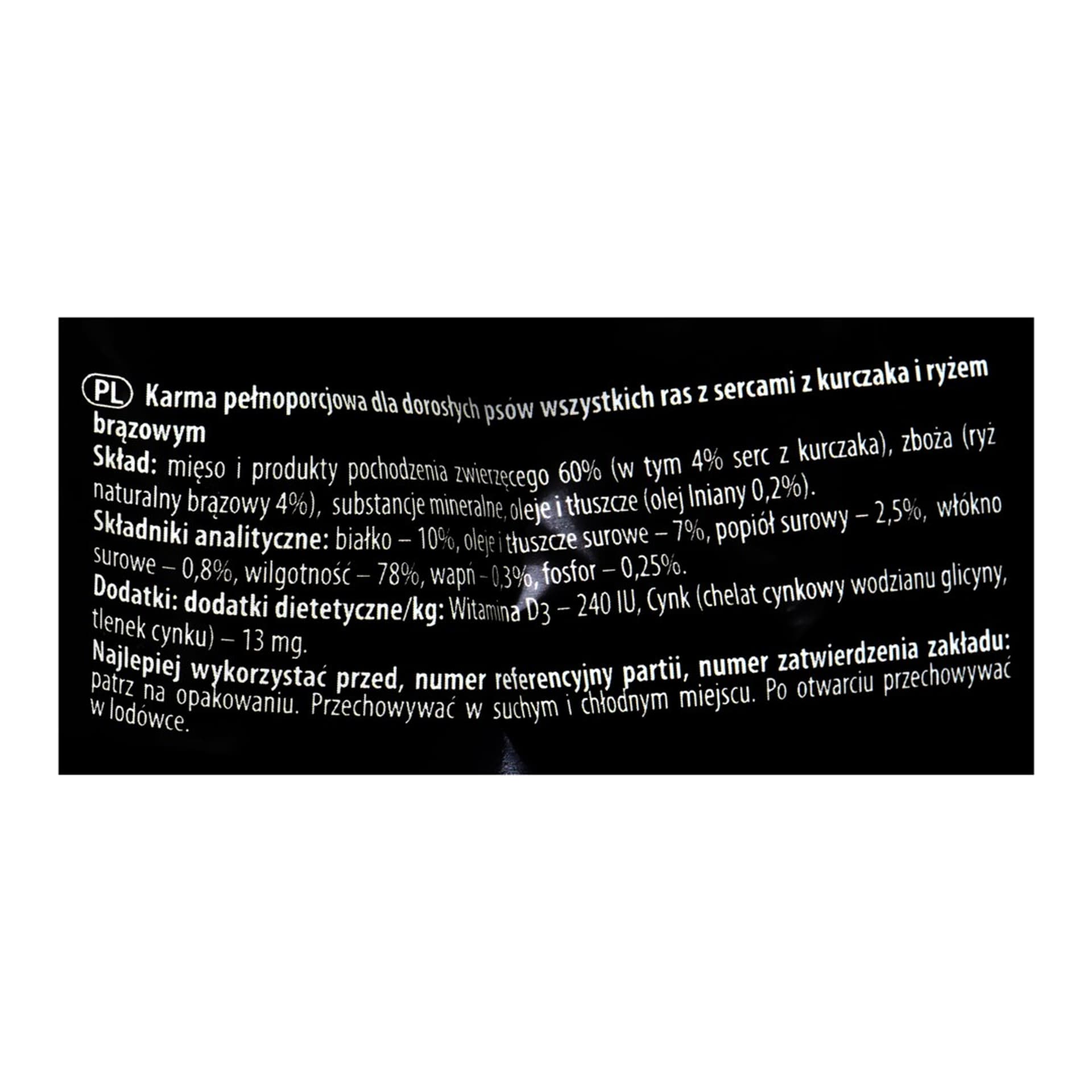 

DOLINA NOTECI Piper Animals z sercami z kurczaka - mokra karma dla psa - 500g