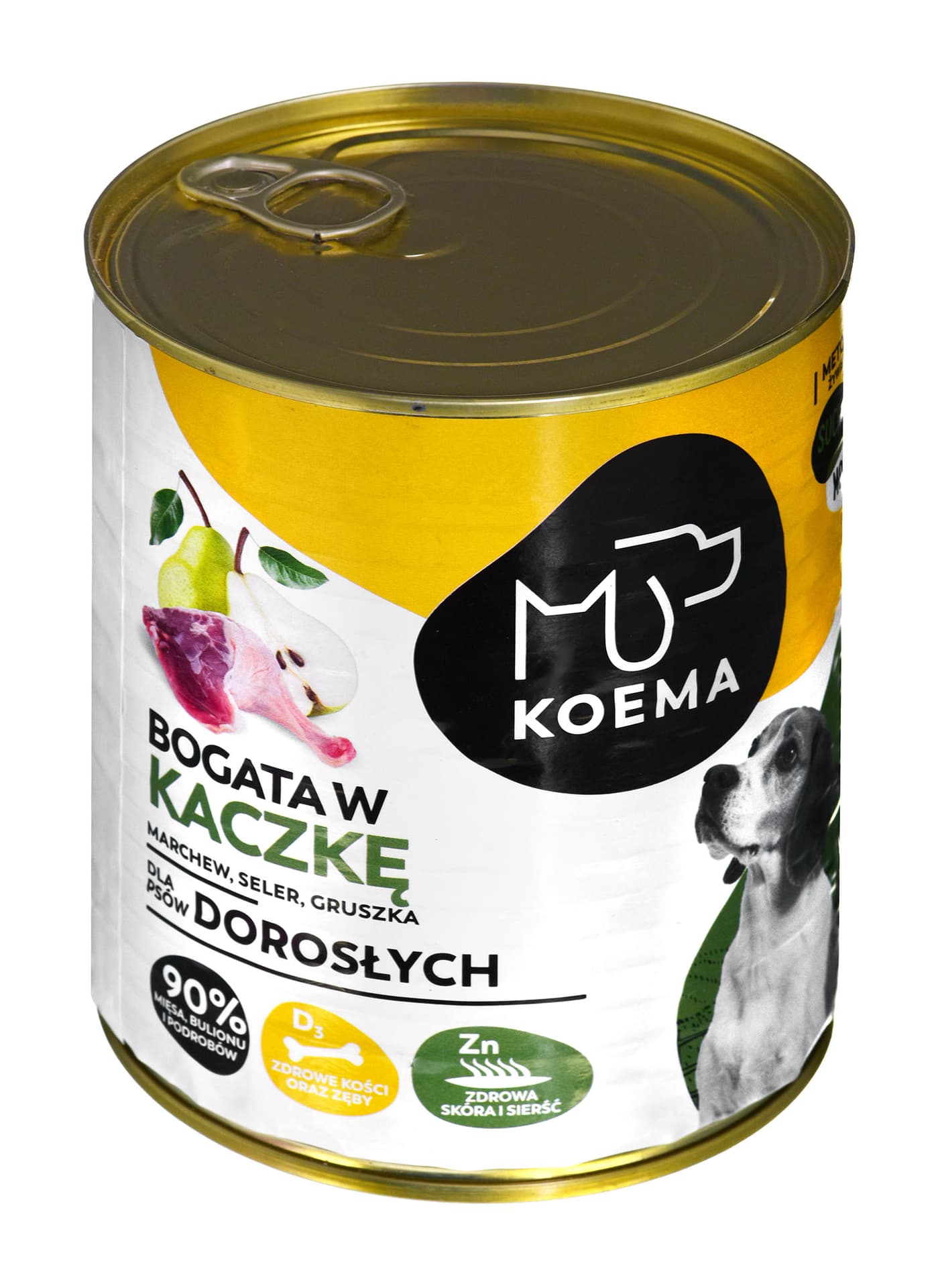 

Koema Bogata w kaczkę mokra karma dla psa 800g