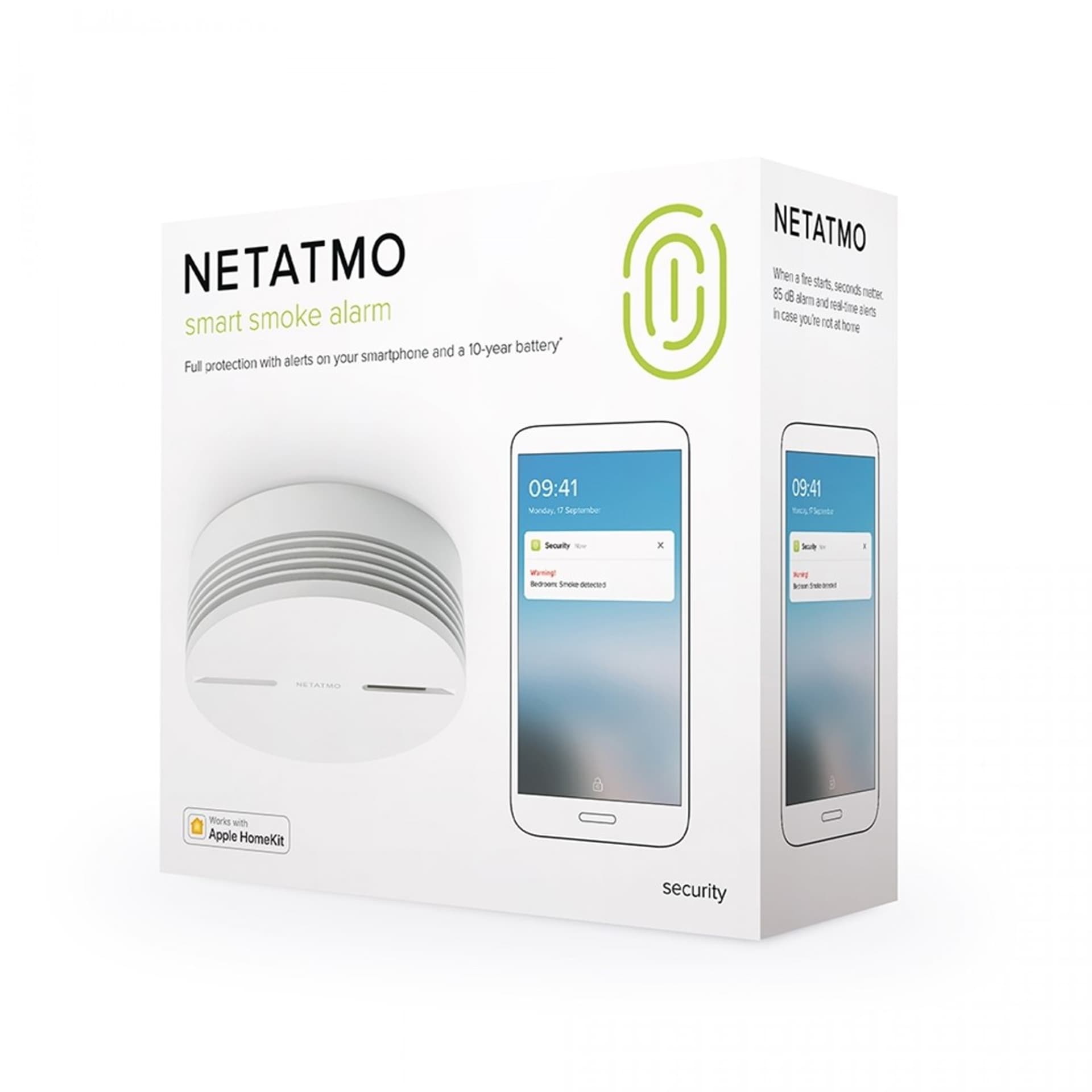 

Inteligentny czujnik dymu NETATMO