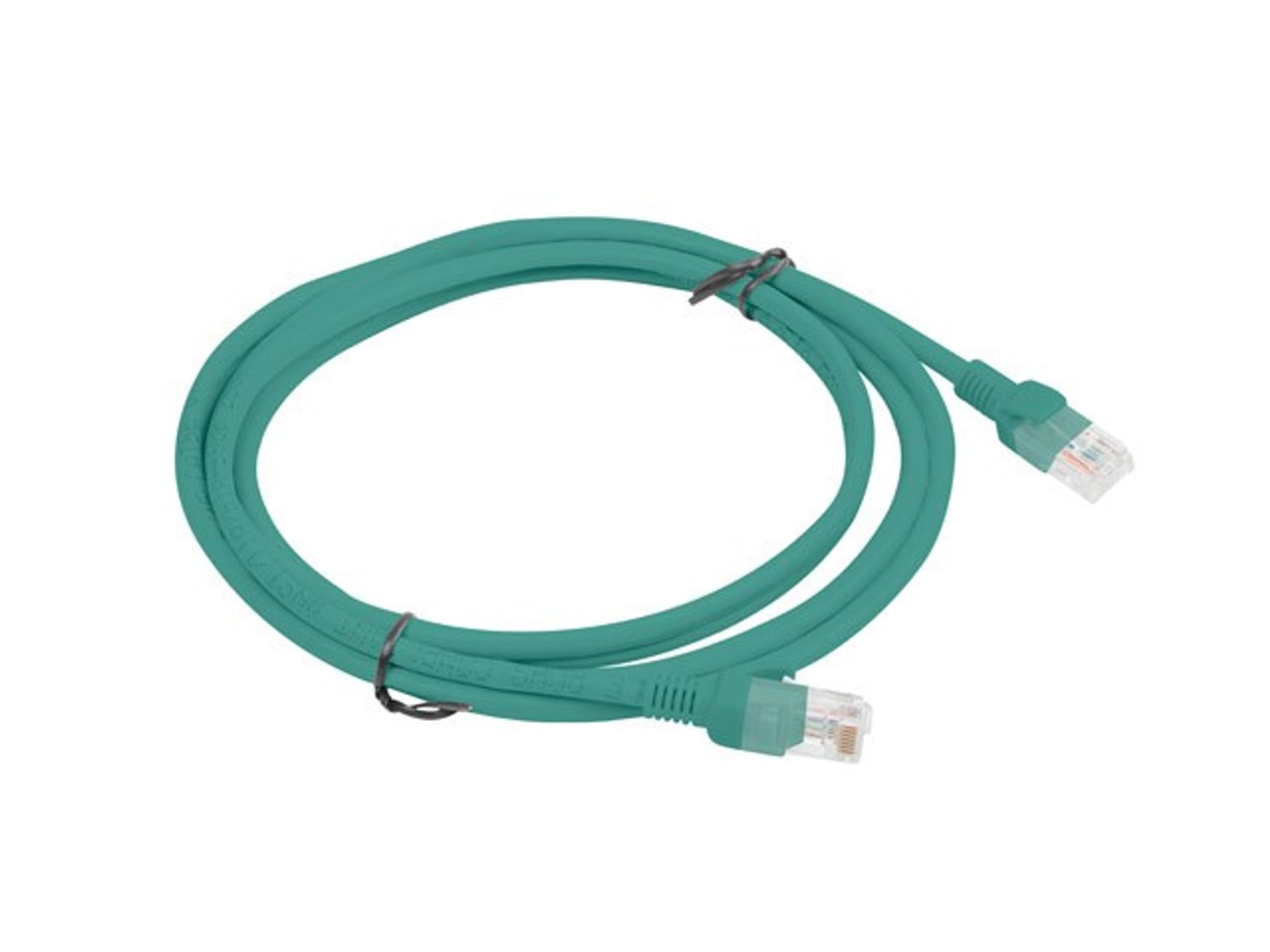 

Patchcord UTP Lanberg PCU5-10CC-0200-G (RJ45 - RJ45 ; 2m; UTP; kat. 5e; kolor zielony)