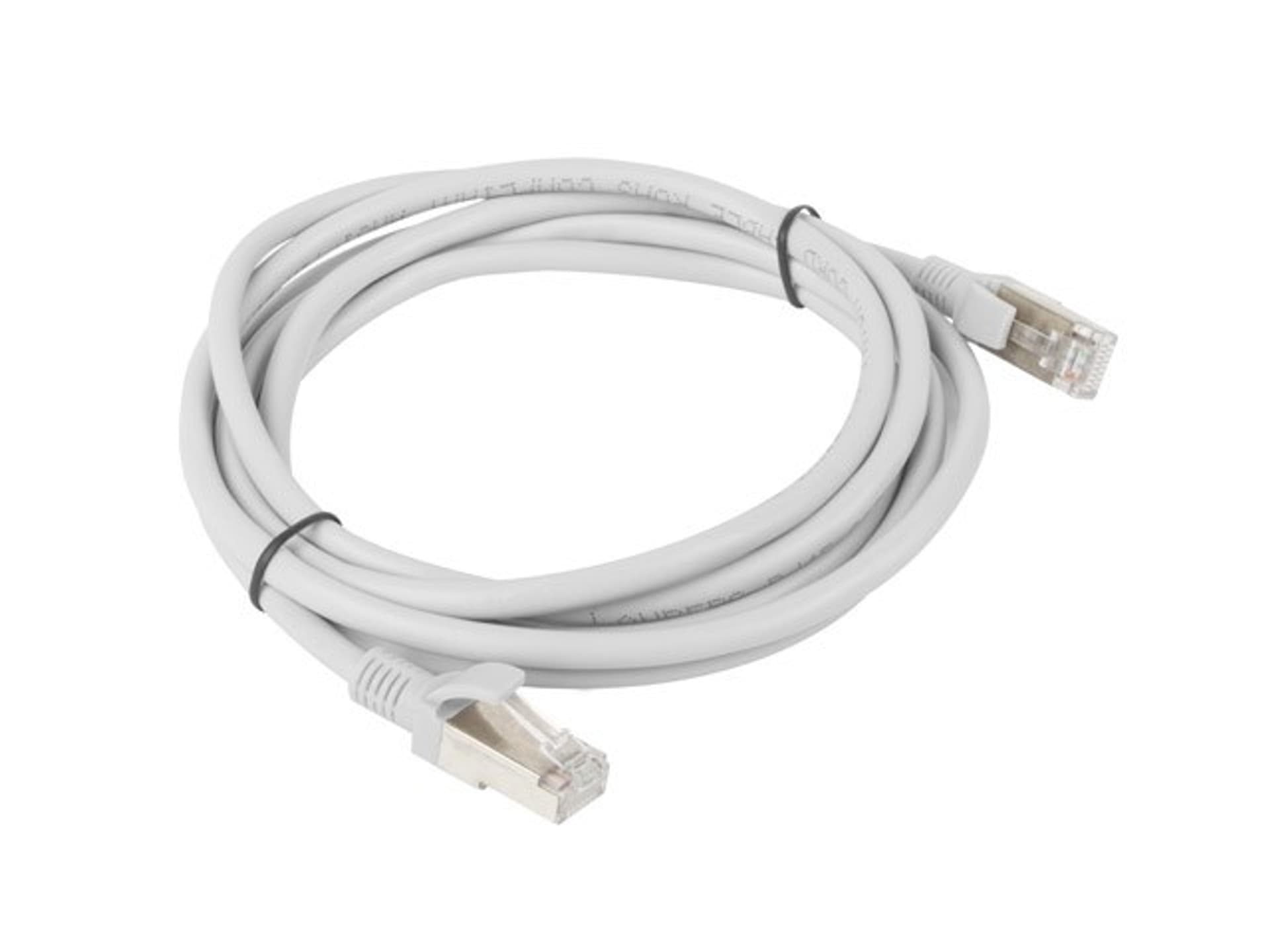 

Patchcord Lanberg PCF5-10CC-0200-S (RJ45 - RJ45 ; 2m; kolor szary)