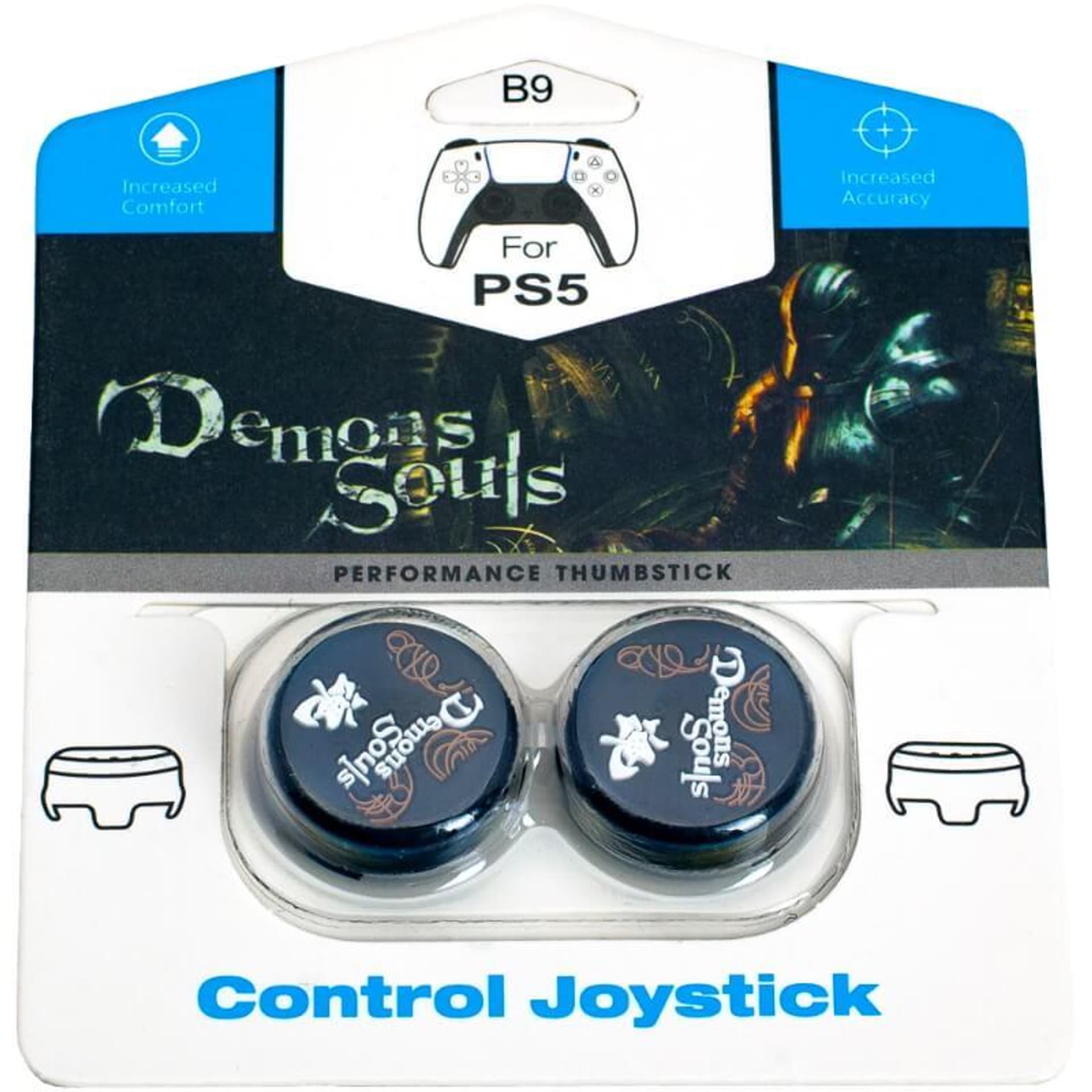 

Nakładki na analogi Demons Souls BLACK