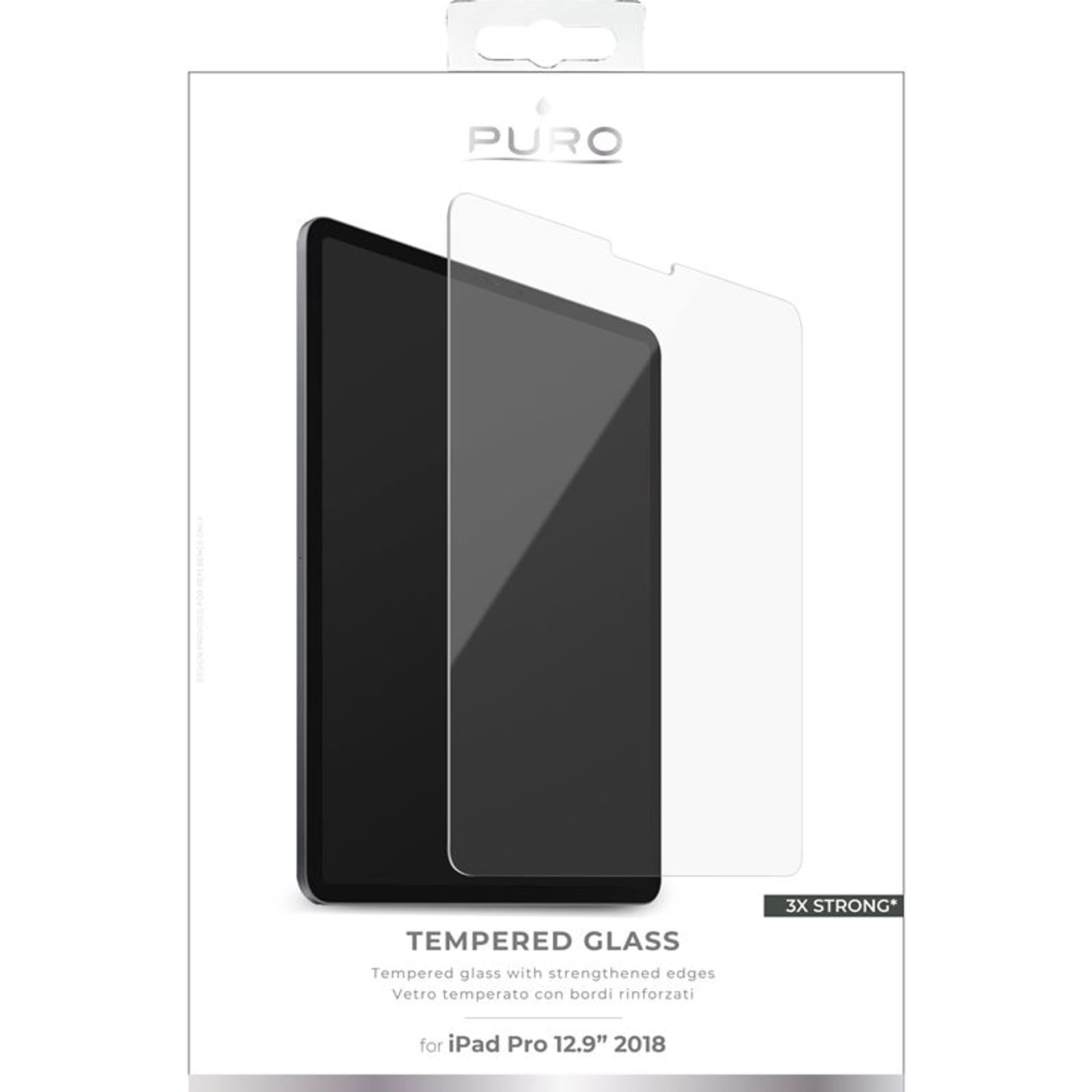 

PURO Szkło ochronne hartowane na ekran iPad Pro 12.9" (2022/2021/2020/2018)