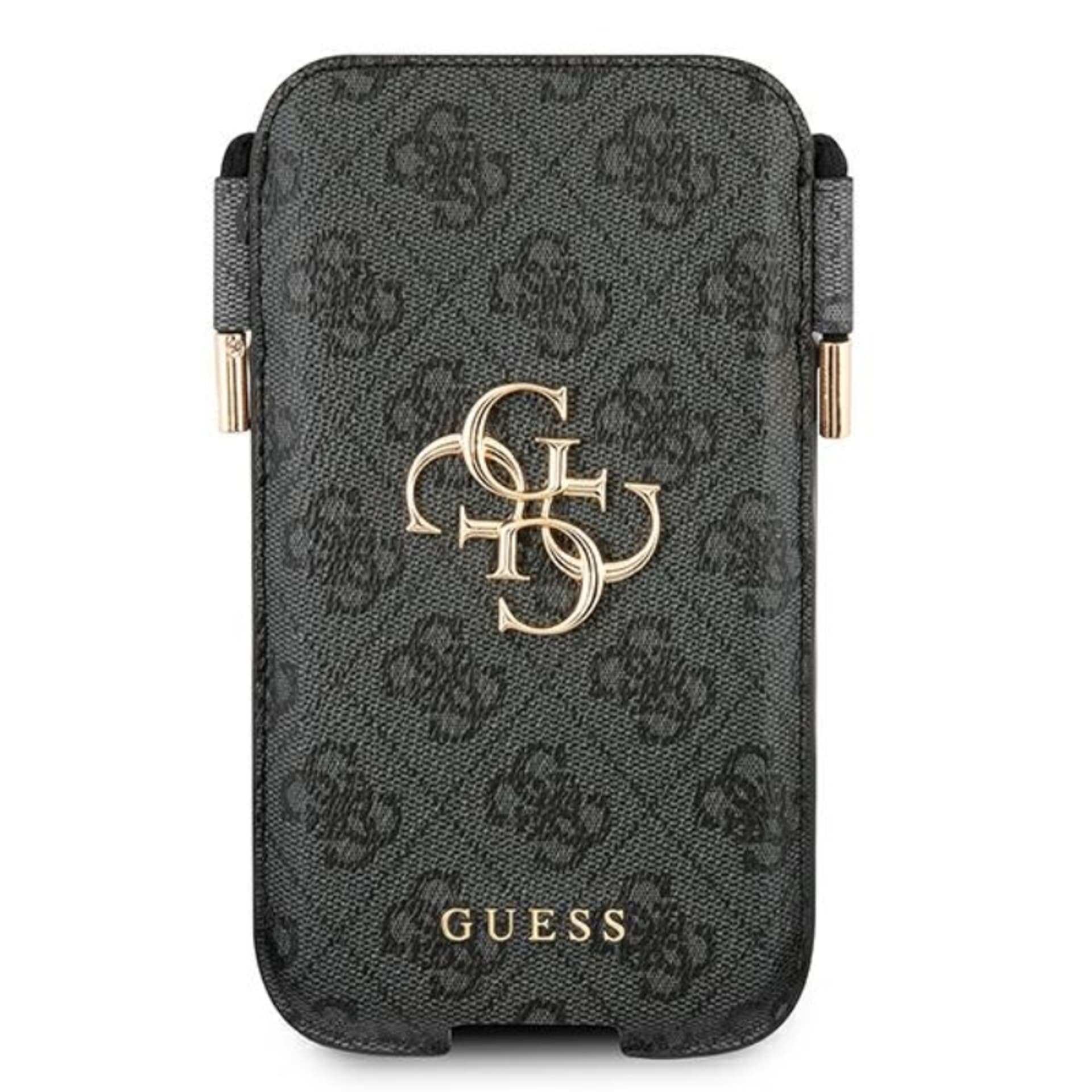 

Guess 4G Big Metal Logo Pouch - Torebka na telefon L max 6.7" (szary)