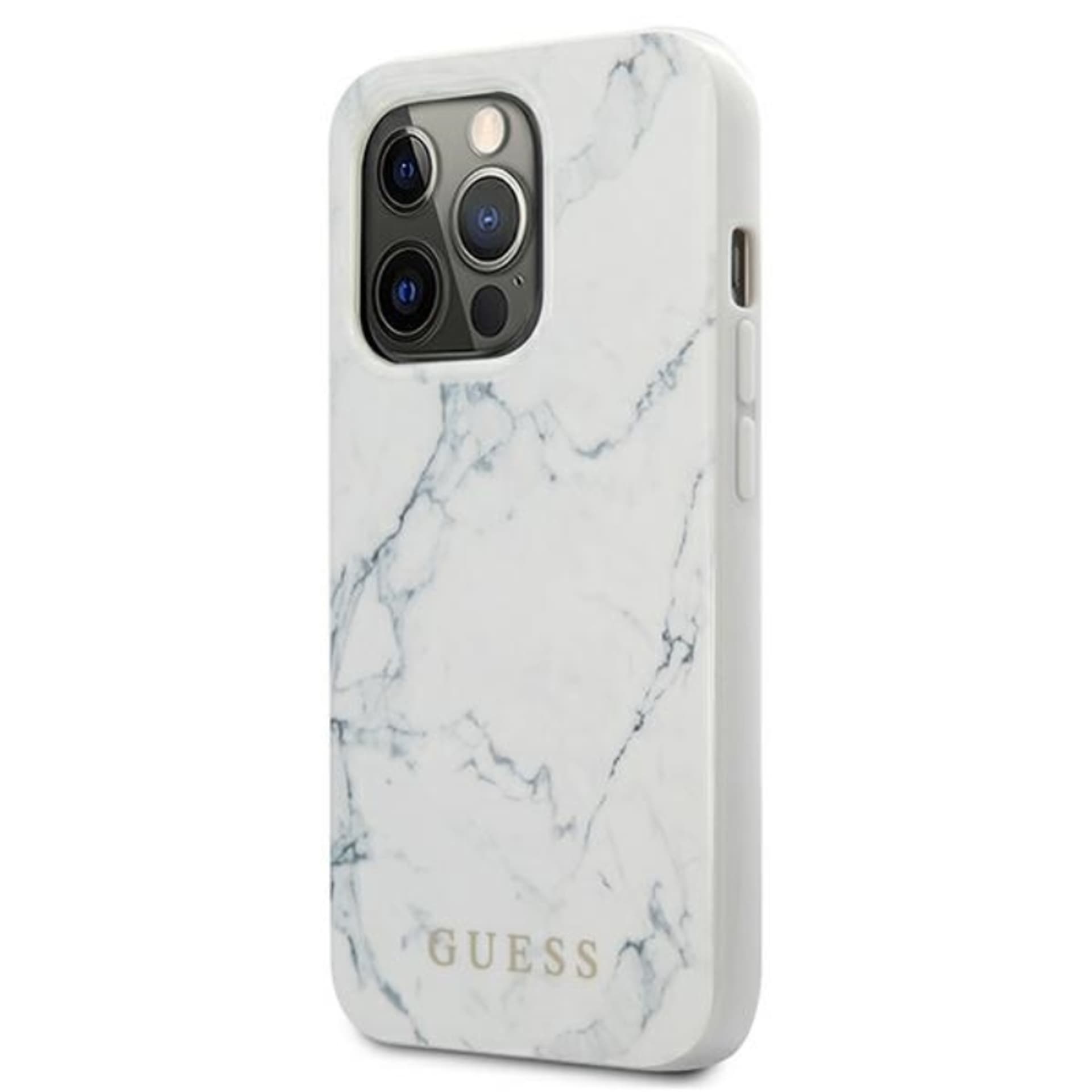 

Guess Marble - Etui iPhone 13 Pro Max (biały)