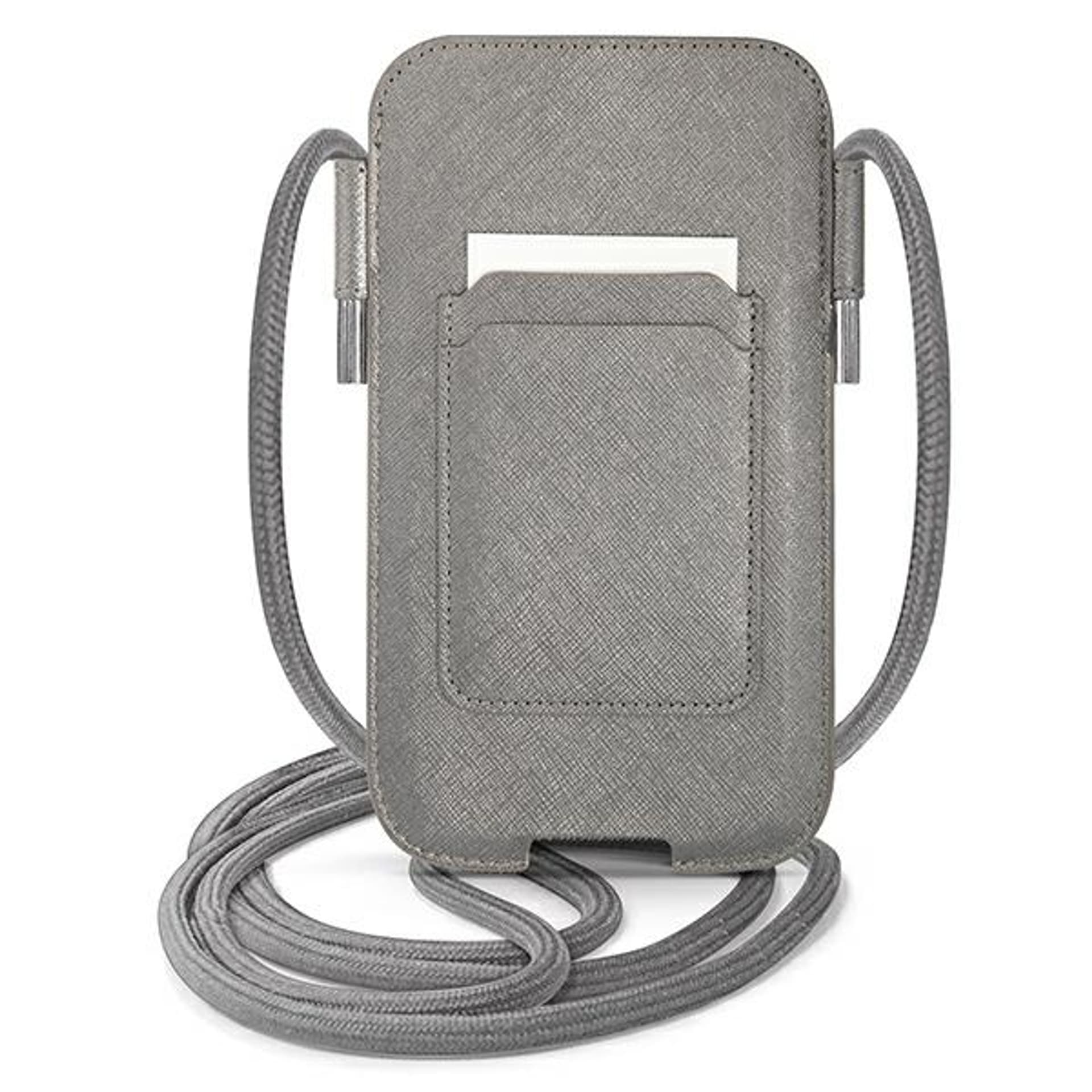 

Guess Torebka GUPHLPSASBGR 6,7" szary/grey Saffiano Strap