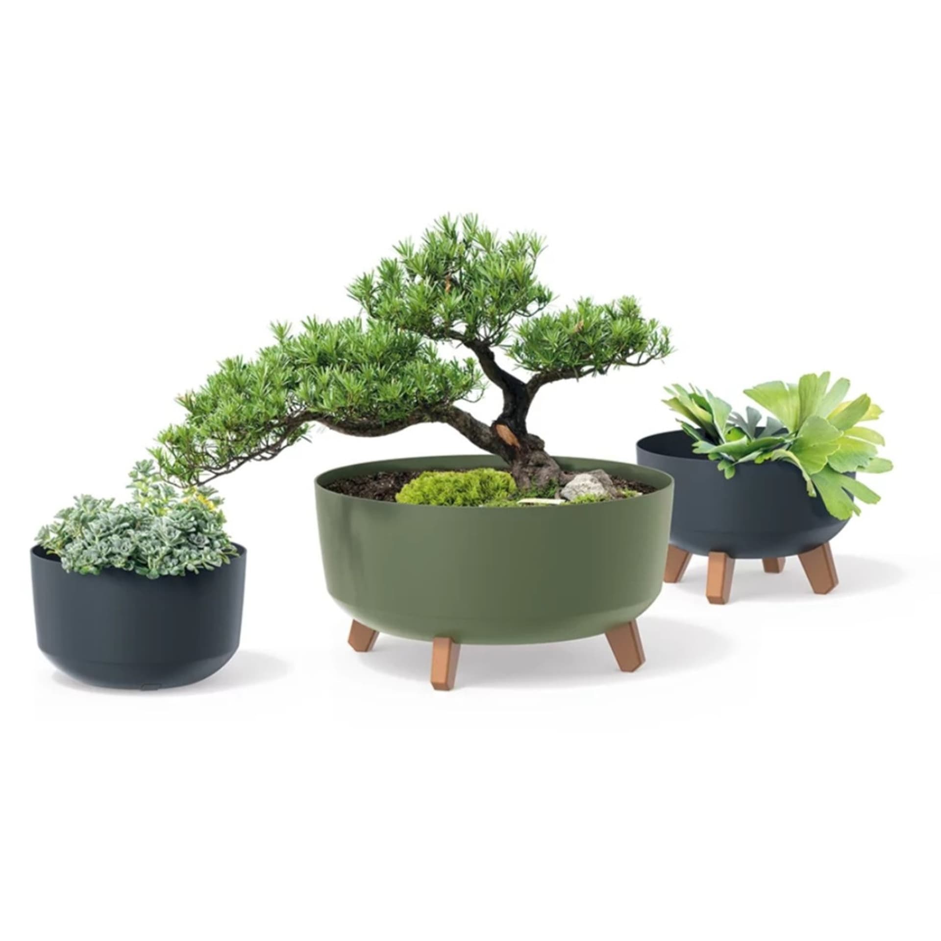 

Doniczka Gracia Standard DGRL300 jasny szary