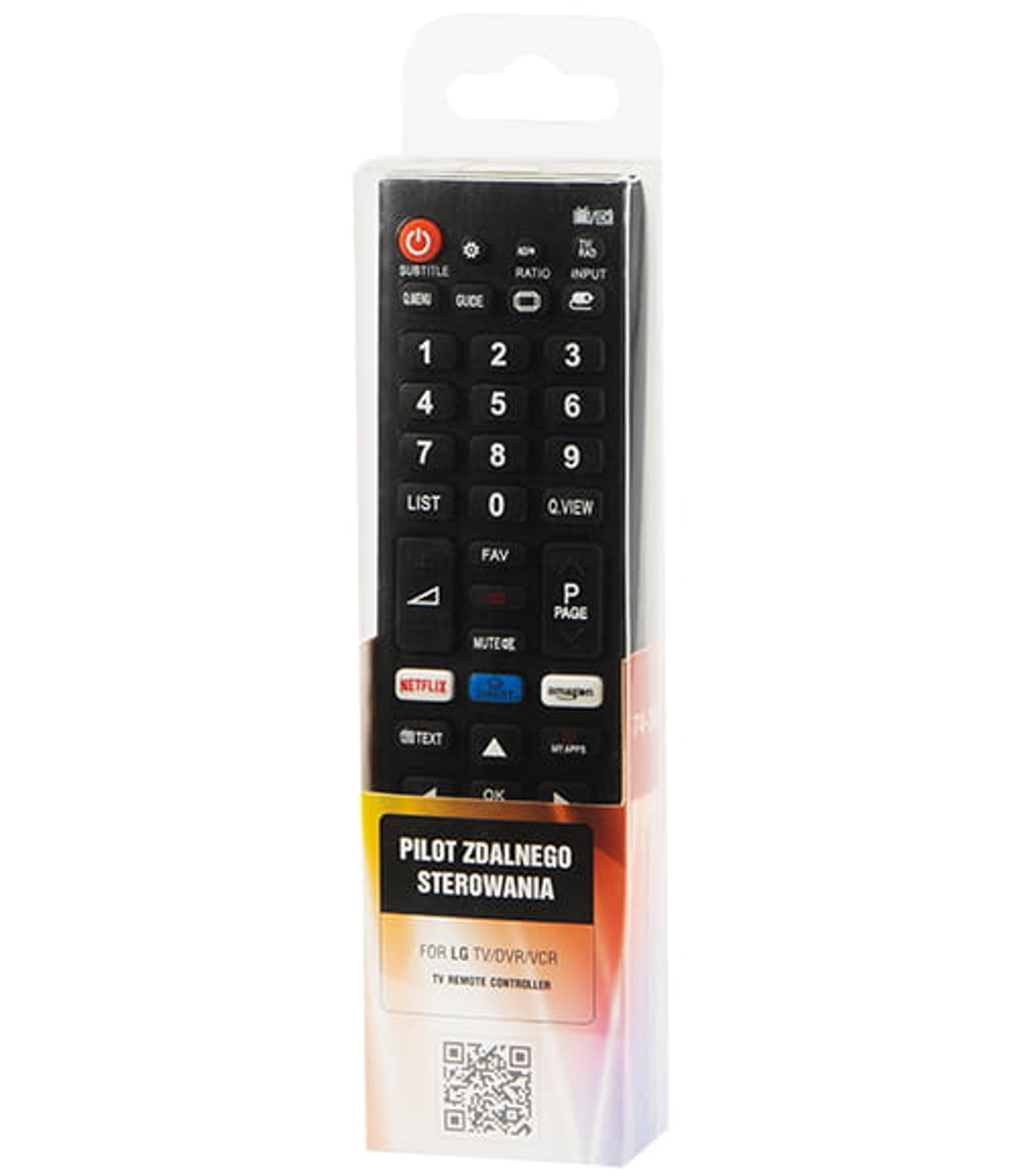 

Pilot uniwersalny do marki LG: TV, VCR, DVR