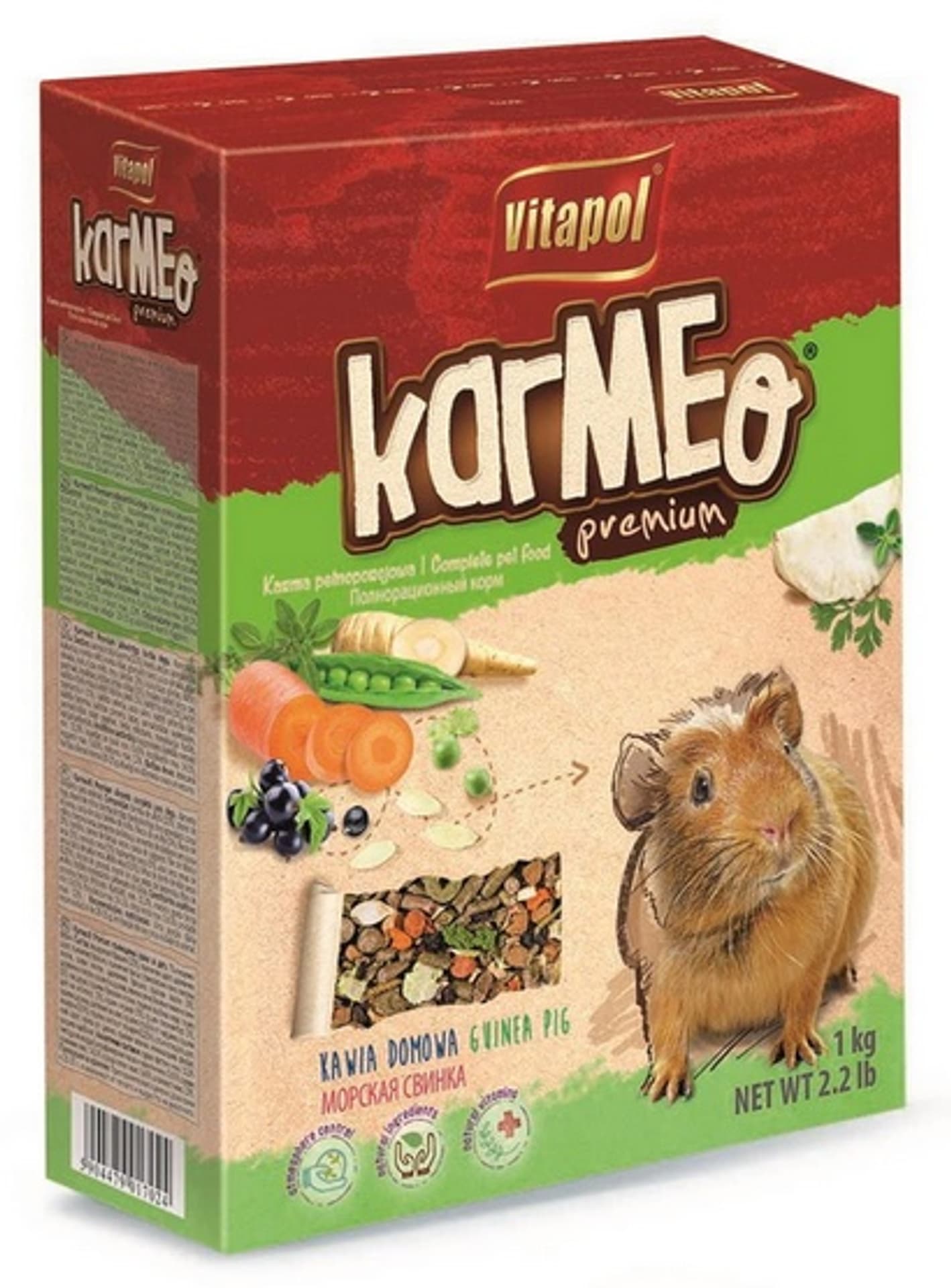 

VITAPOL Pokarm pełnowartościowy dla świnki morskiej 1kg