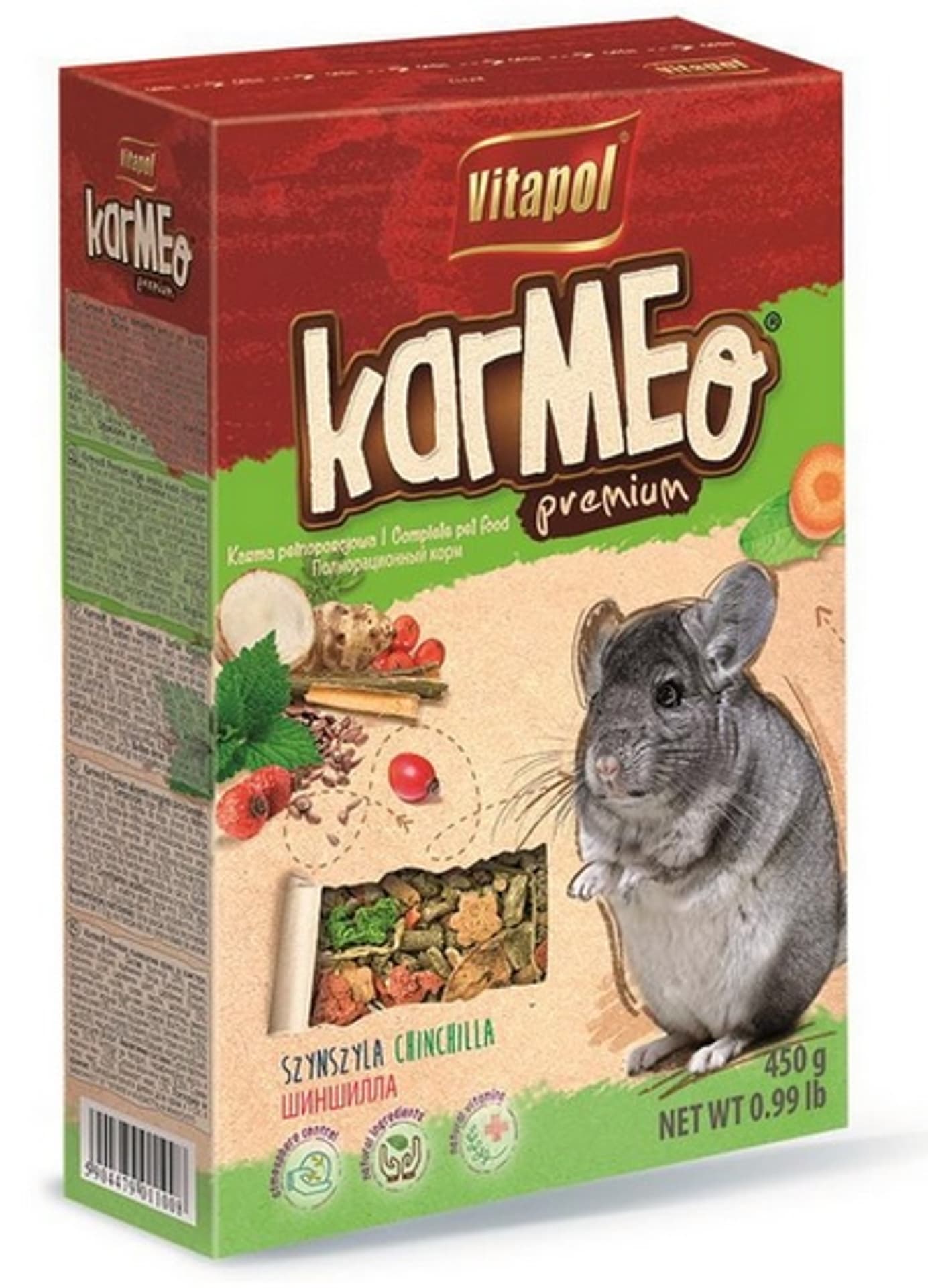 

Vitapol Pokarm dla szynszyli 450g [1600]