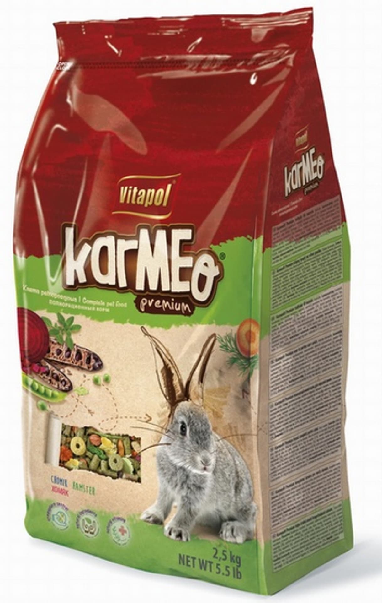 

VITAPOL KARMEO Premium Karma Pełnoporcjowa dla królika 2,5kg