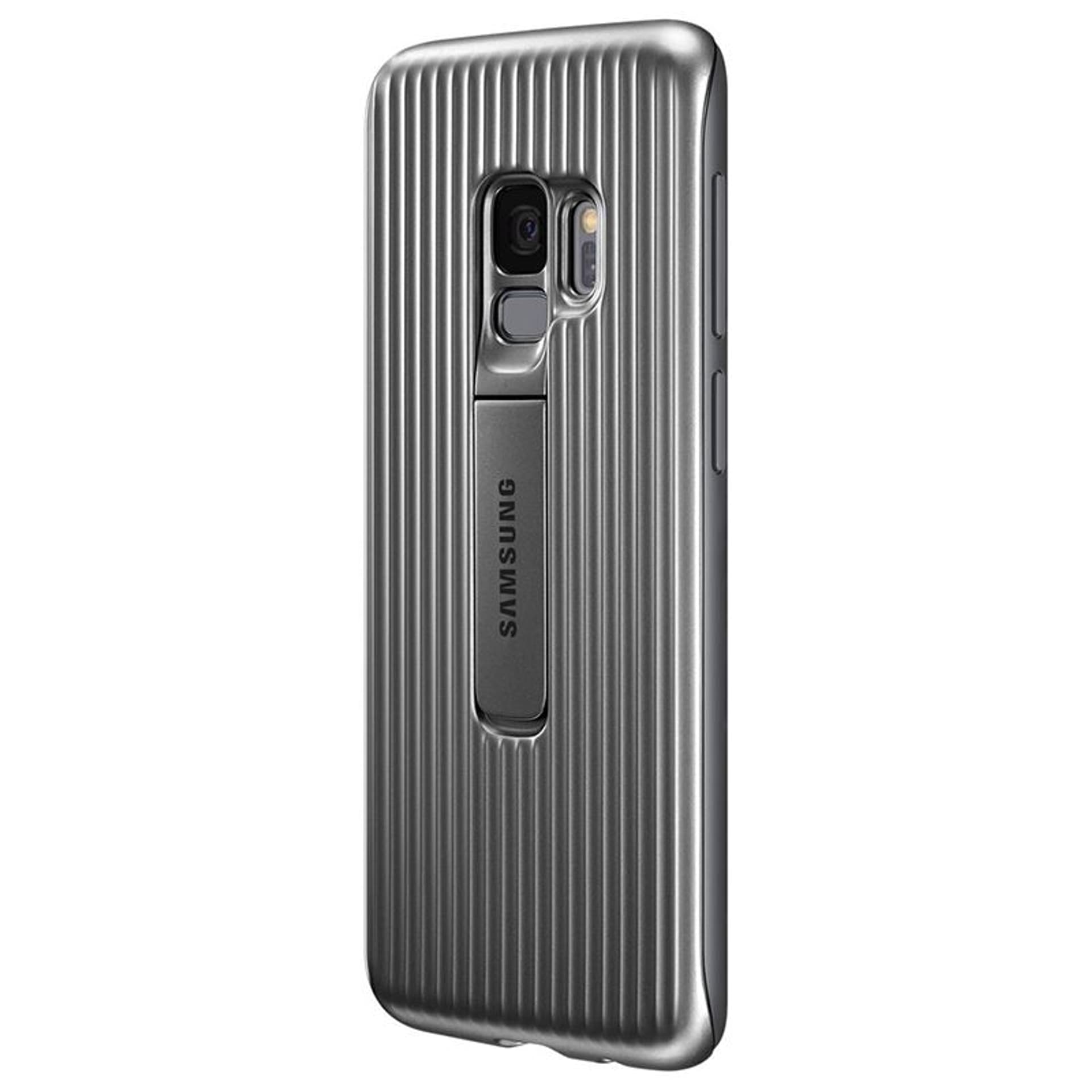 

Samsung Protective Standing Cover - Etui Samsung Galaxy S9 z podstawką (srebrny)