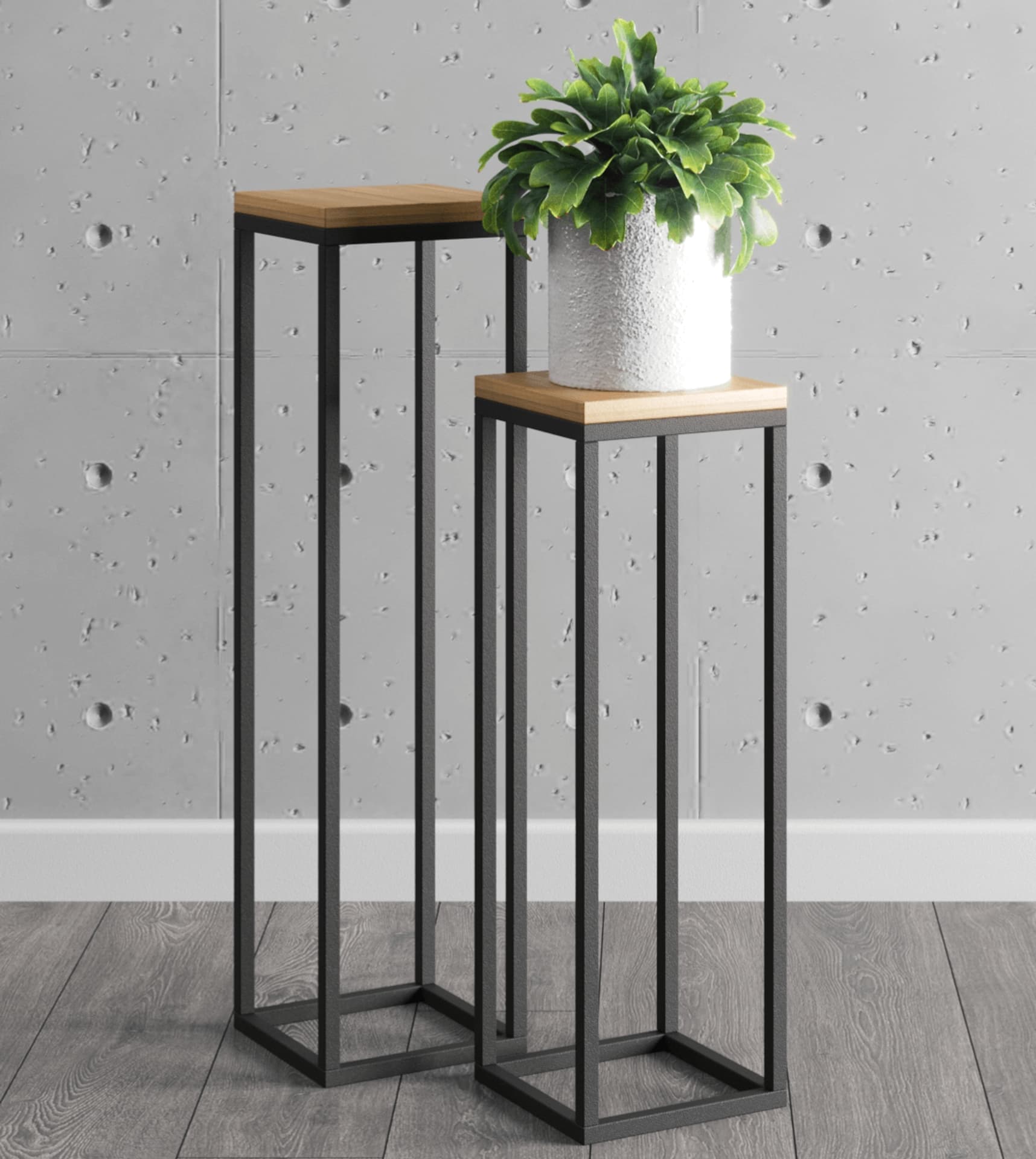 

Kwietnik Laval XS Black Oak 20x20x47