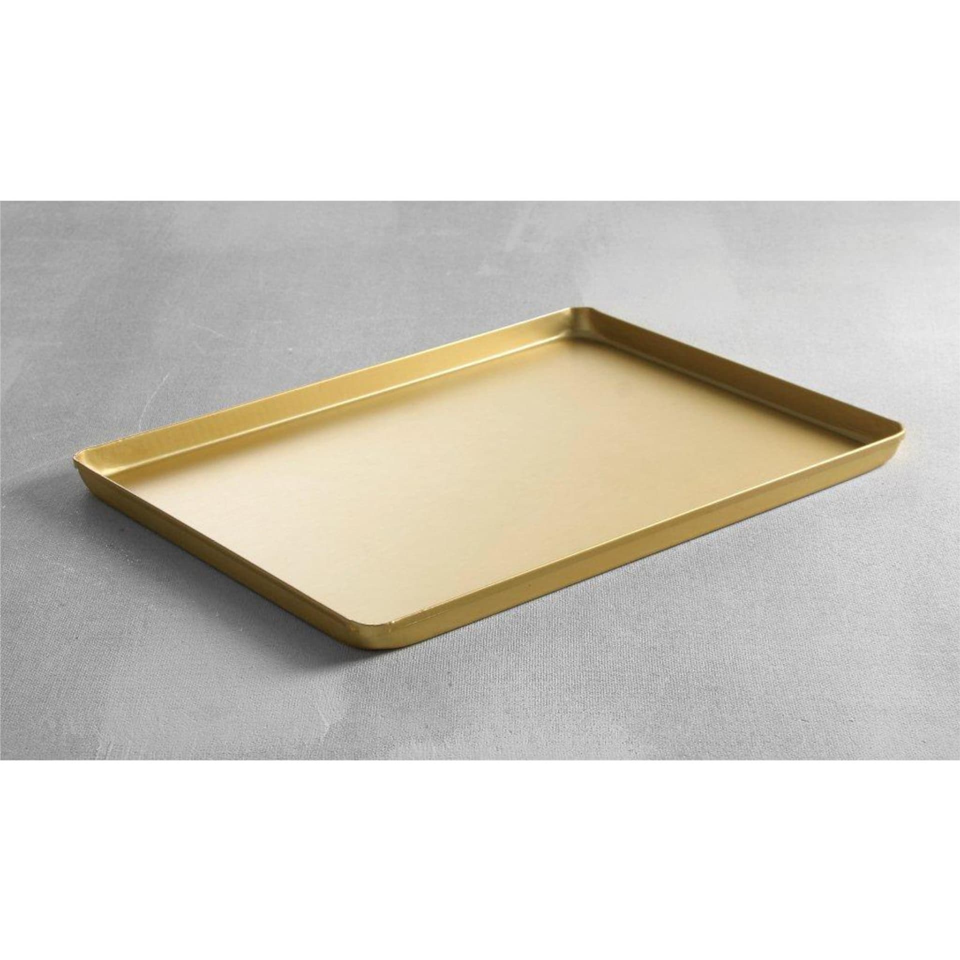 

Taca cukiernicza ekspozycyjna do ciasta 30x20cm - złota