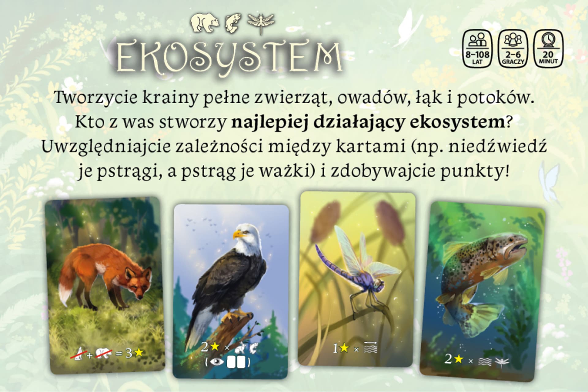 

GRA KARCIANA EKOSYSTEM - NASZA KASIĘGARNIA