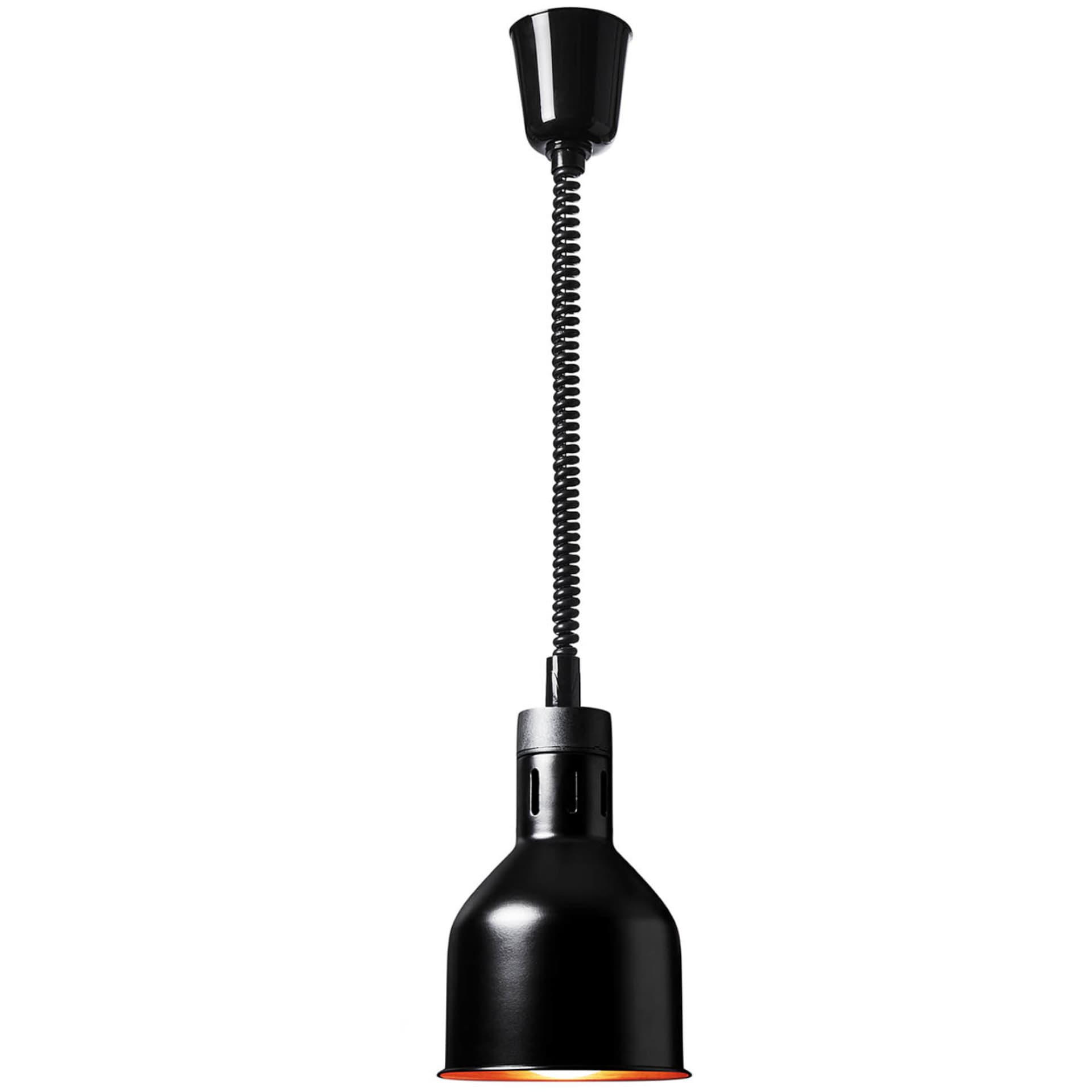 

Lampa grzewcza do potraw na podczerwień IR wisząca czarna śr. 17 cm 250 W